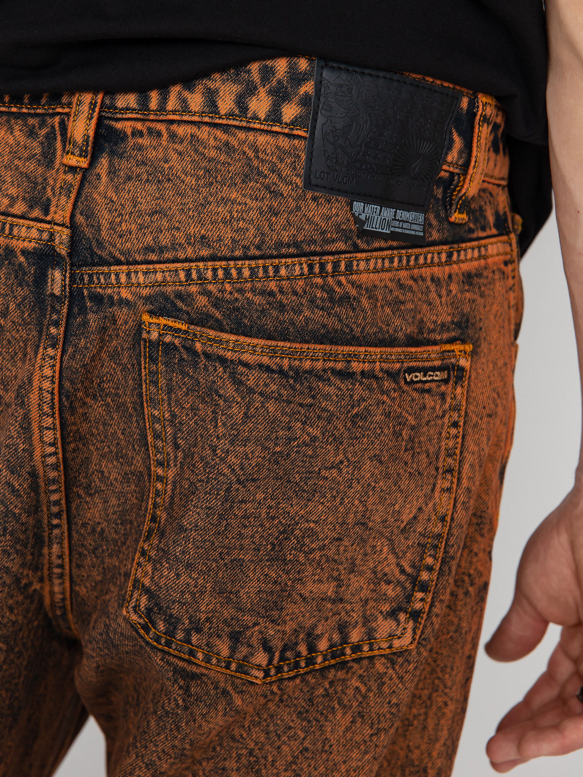 Kalhoty Volcom Billow Denim (saffron)