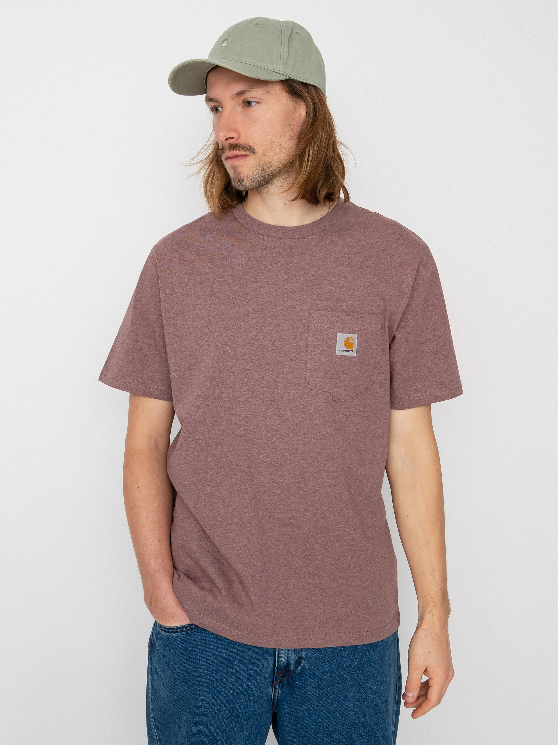 Tričko Carhartt WIP Pocket (lupinus heather)