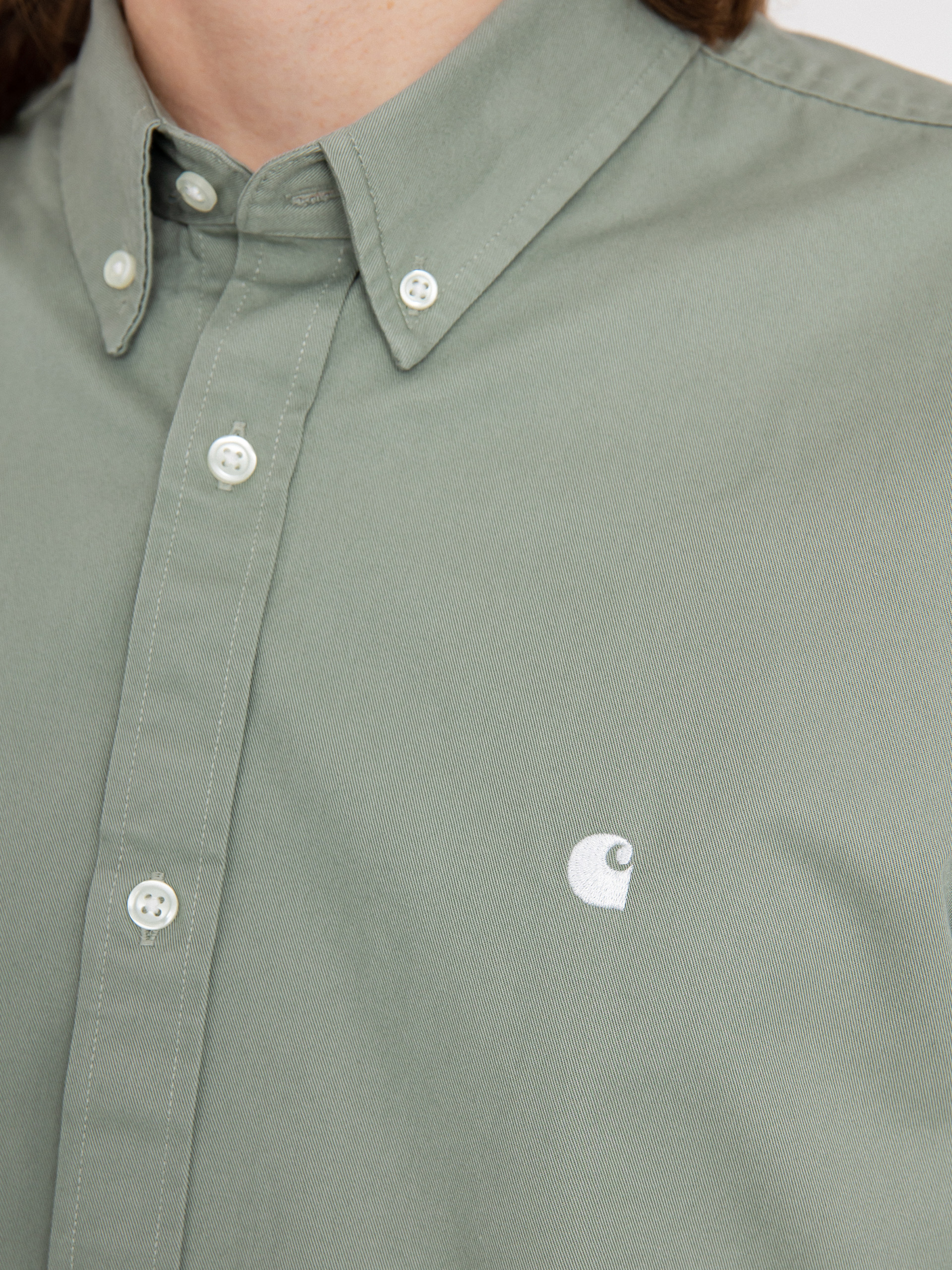 Košile Carhartt WIP Madison (yucca/white)