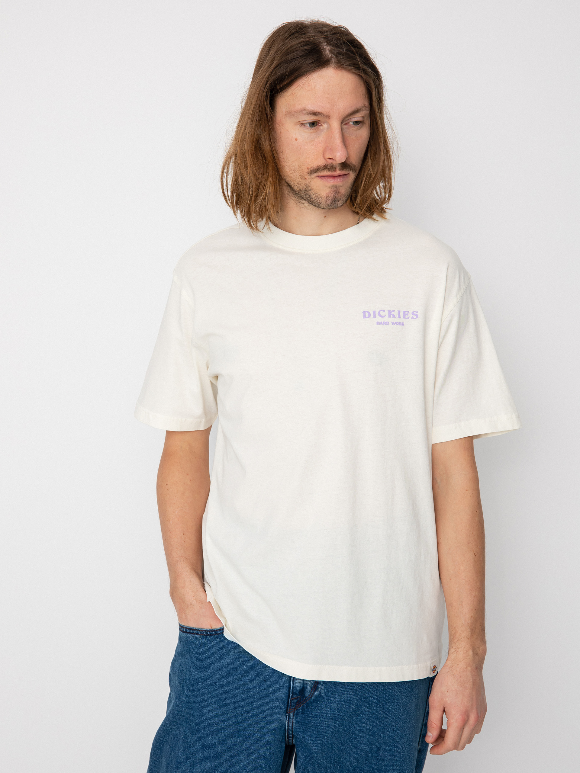 Tričko Dickies Oatfield (cloud)