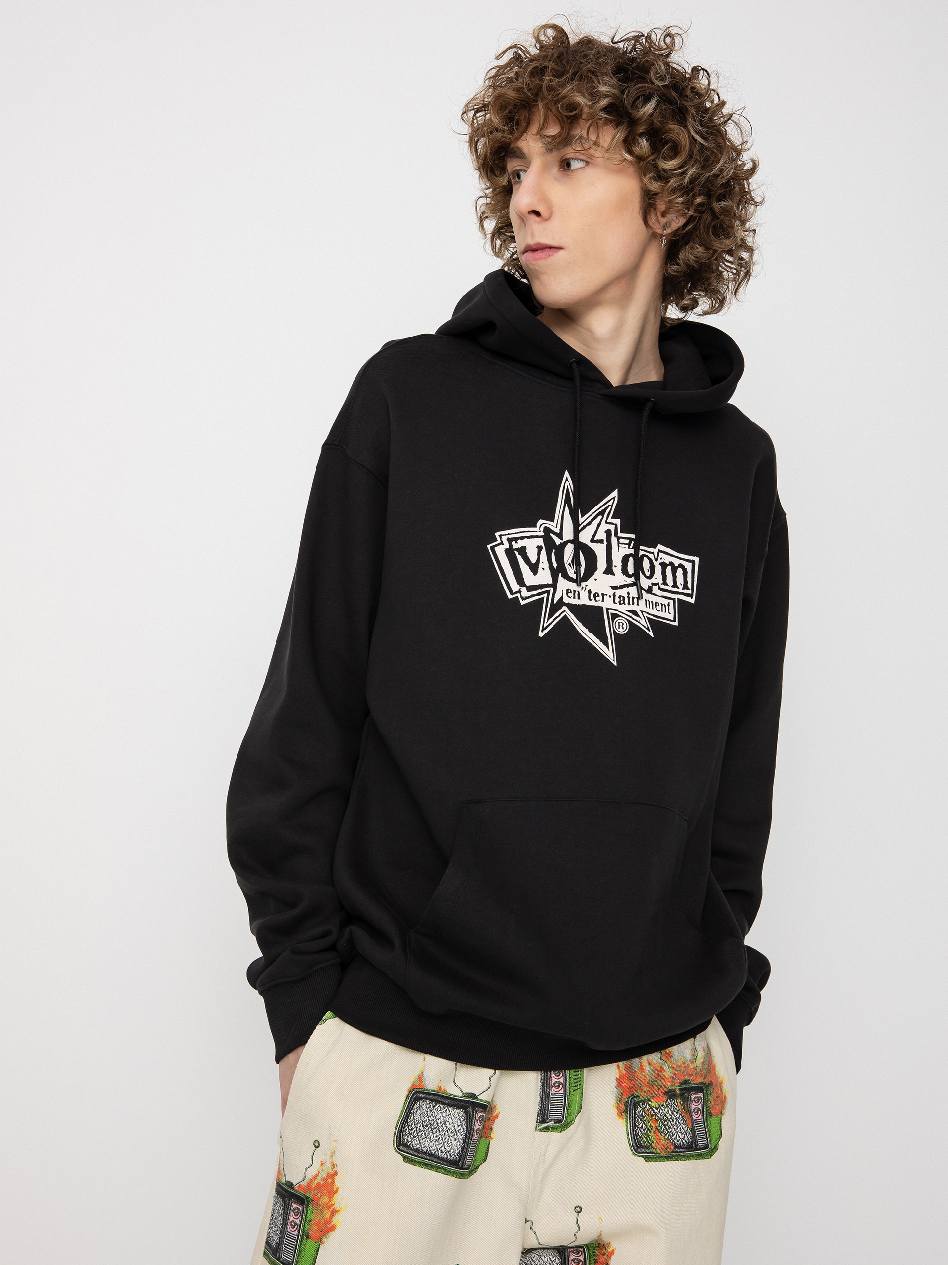 Mikina s kapucí Volcom V Ent HD (black)