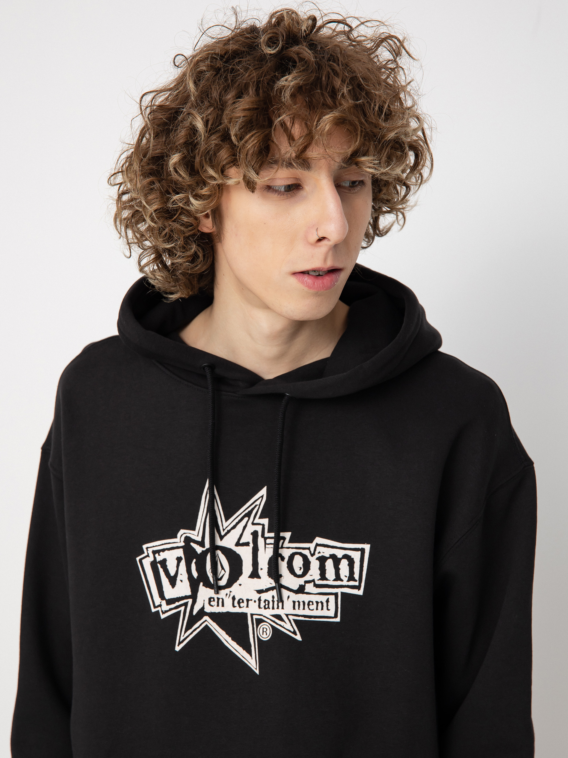 Mikina s kapucí Volcom V Ent HD (black)
