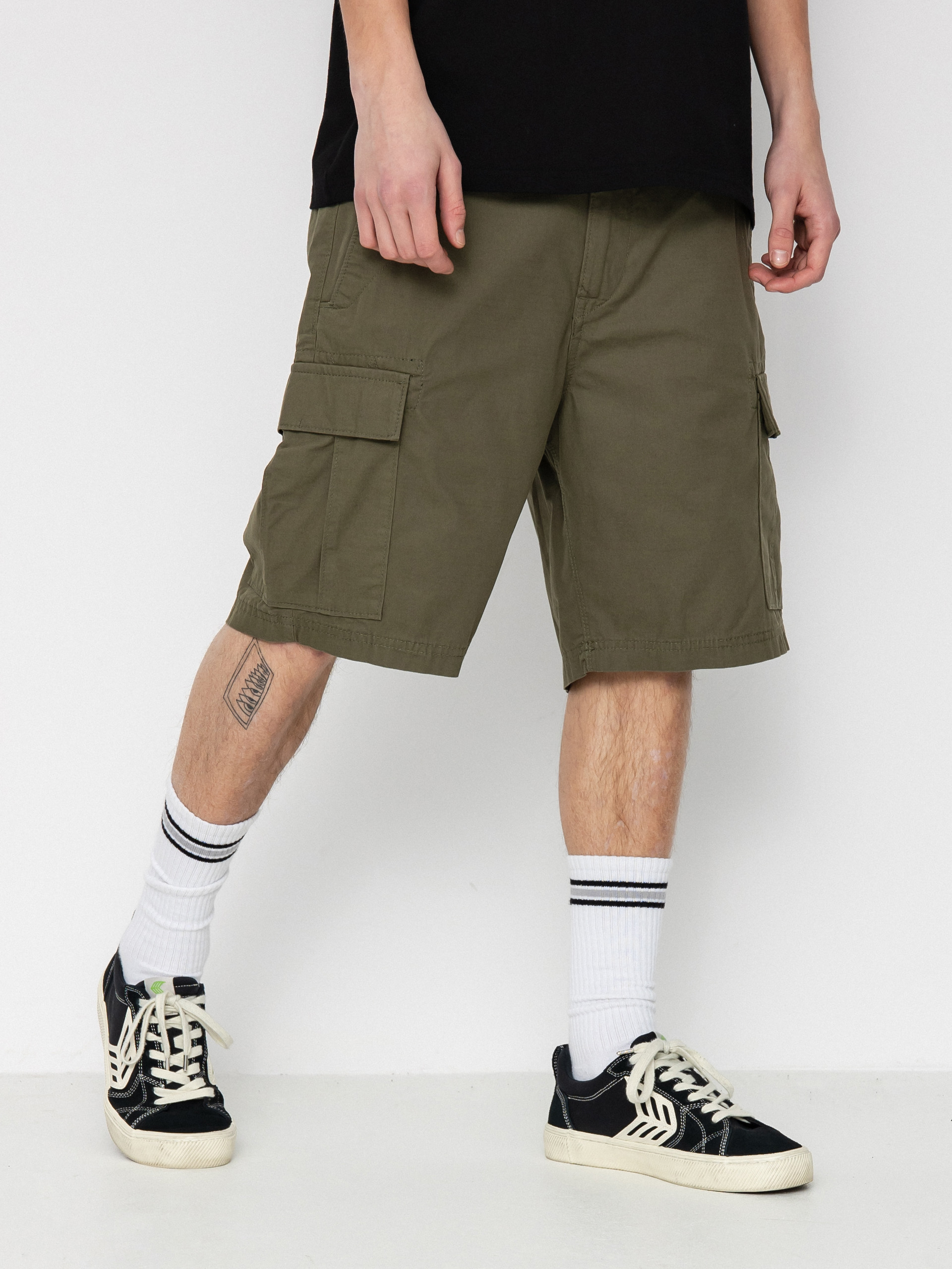 Kraťasy Volcom March Cargo (military)