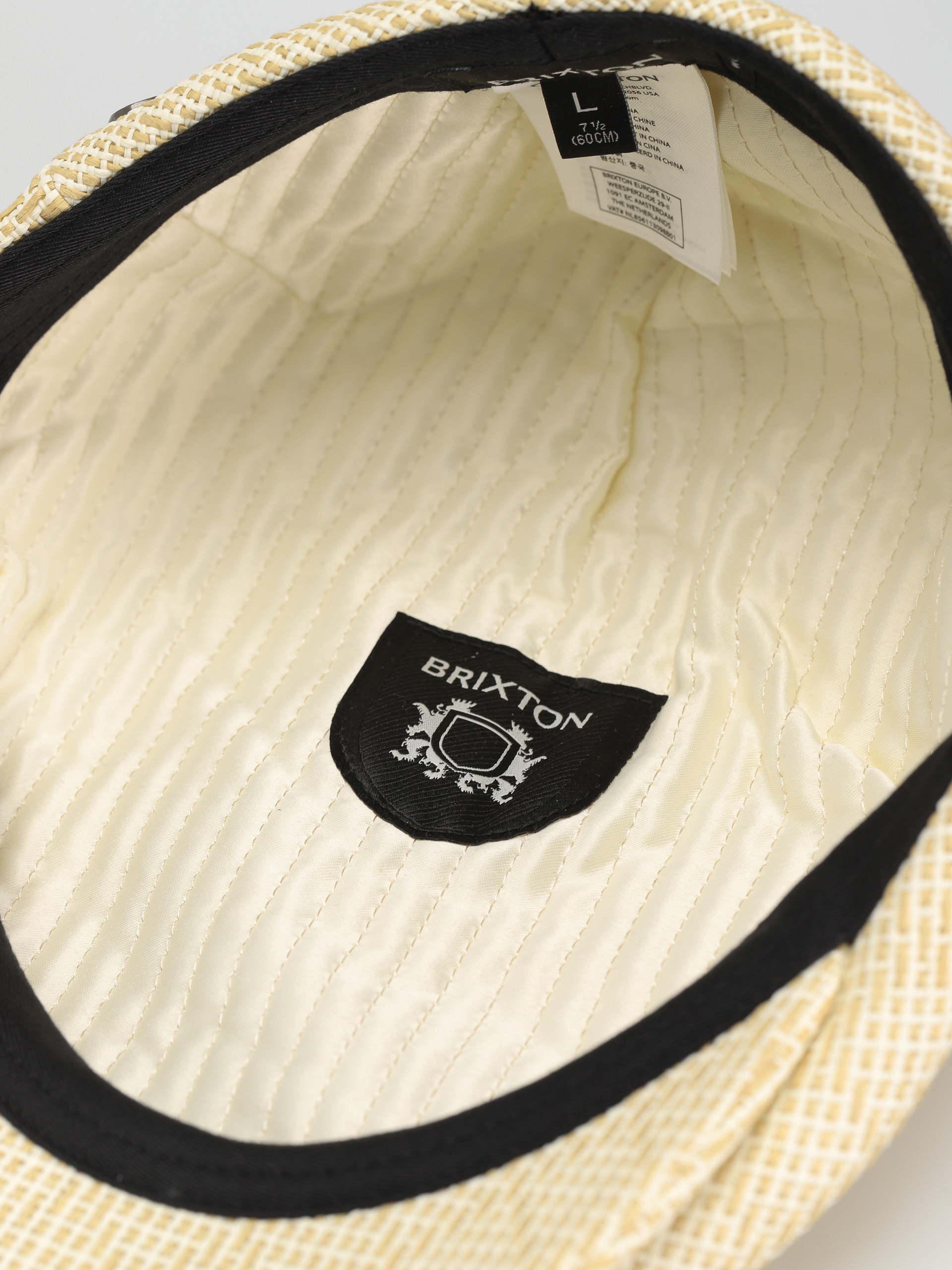 Klobouk s kšiltem Brixton Hooligan Snap Cap (tan/natural straw)