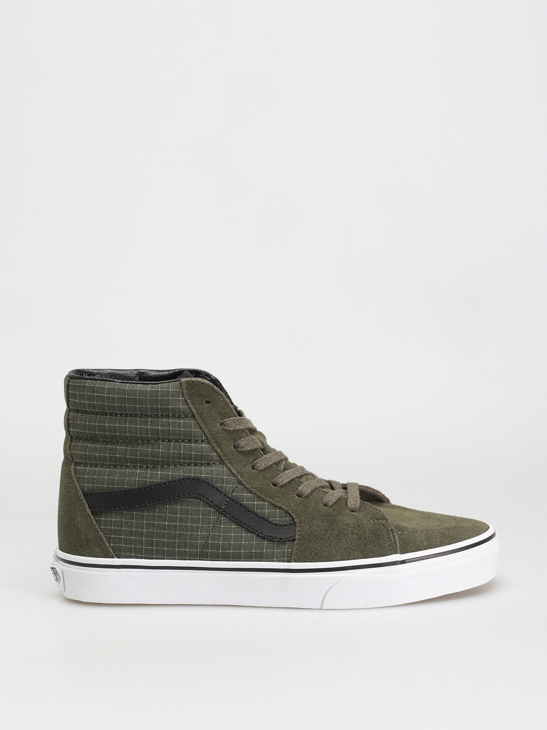 Boty Vans Sk8 Hi (ripstop canvas grape leaf/true white)