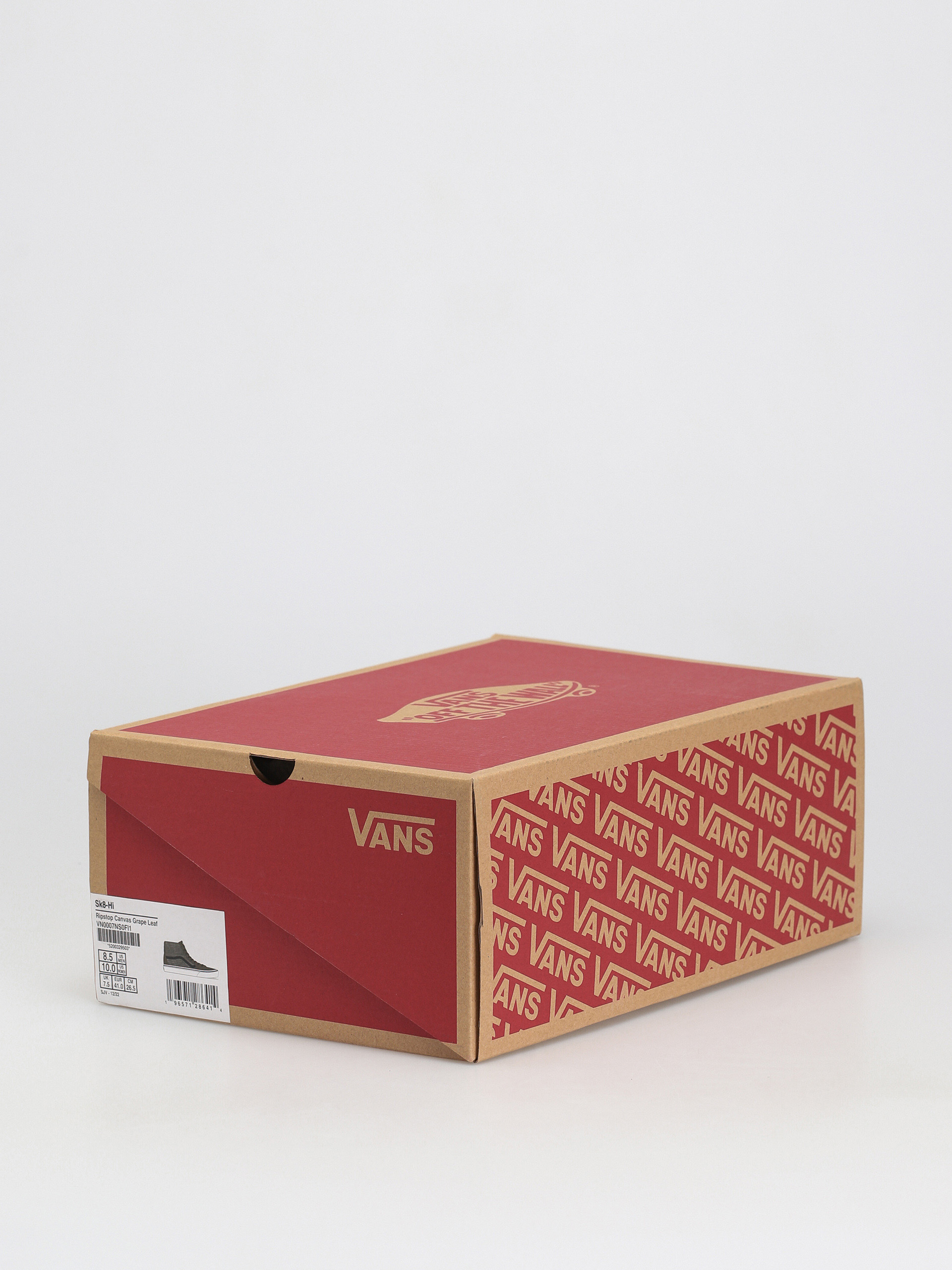 Boty Vans Sk8 Hi (ripstop canvas grape leaf/true white)