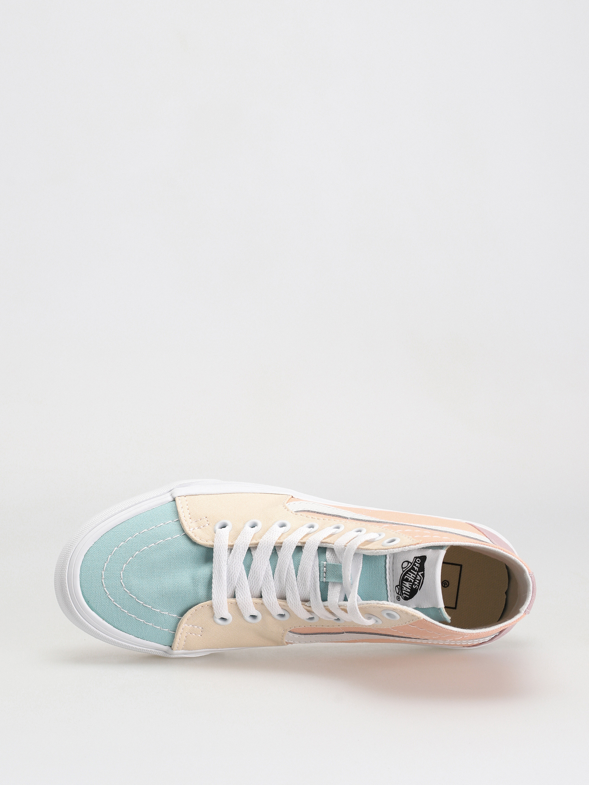 Boty Vans Sk8 Hi Tapered Wmn (pastel block multi/true white)