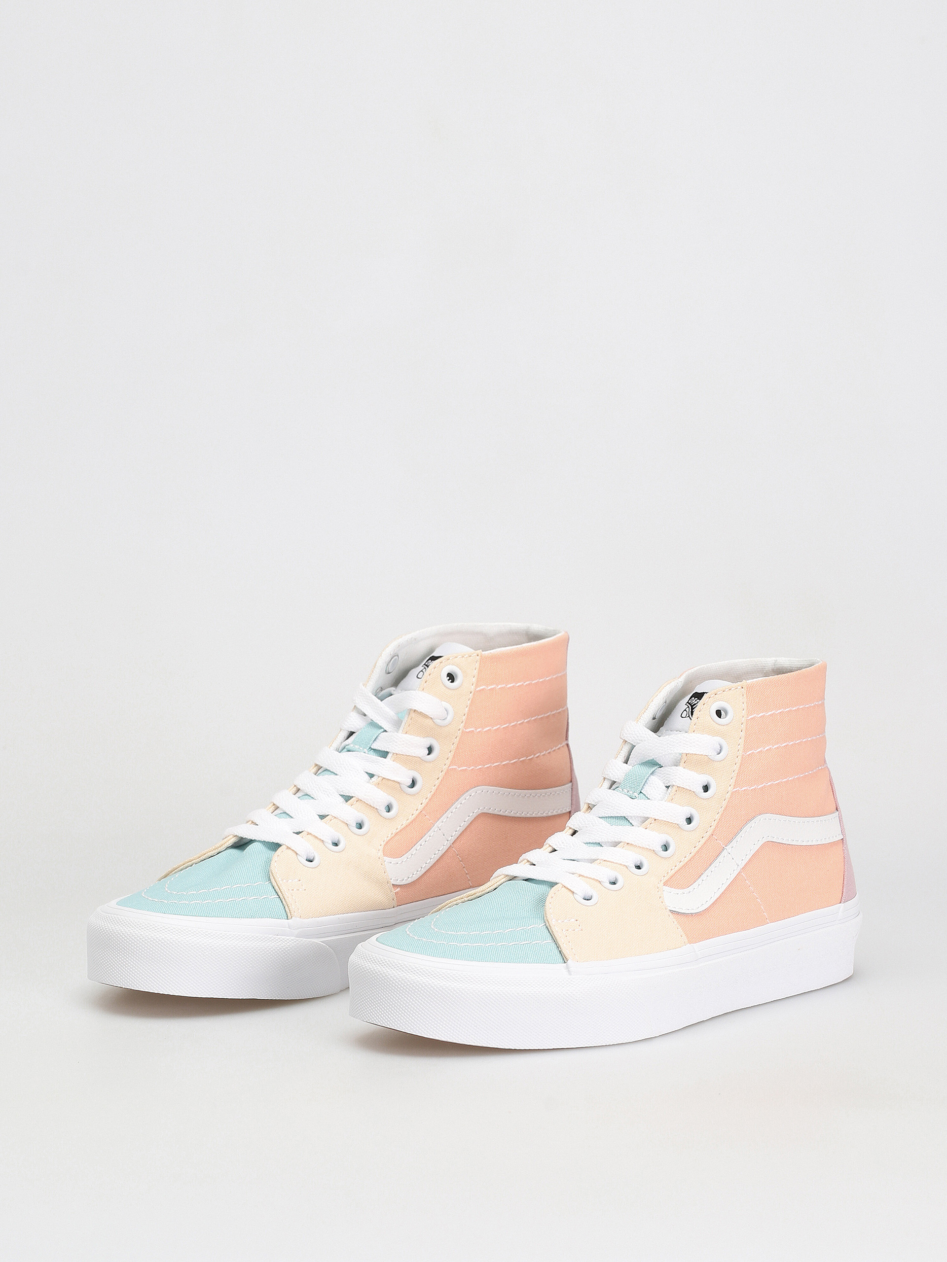 Boty Vans Sk8 Hi Tapered Wmn (pastel block multi/true white)