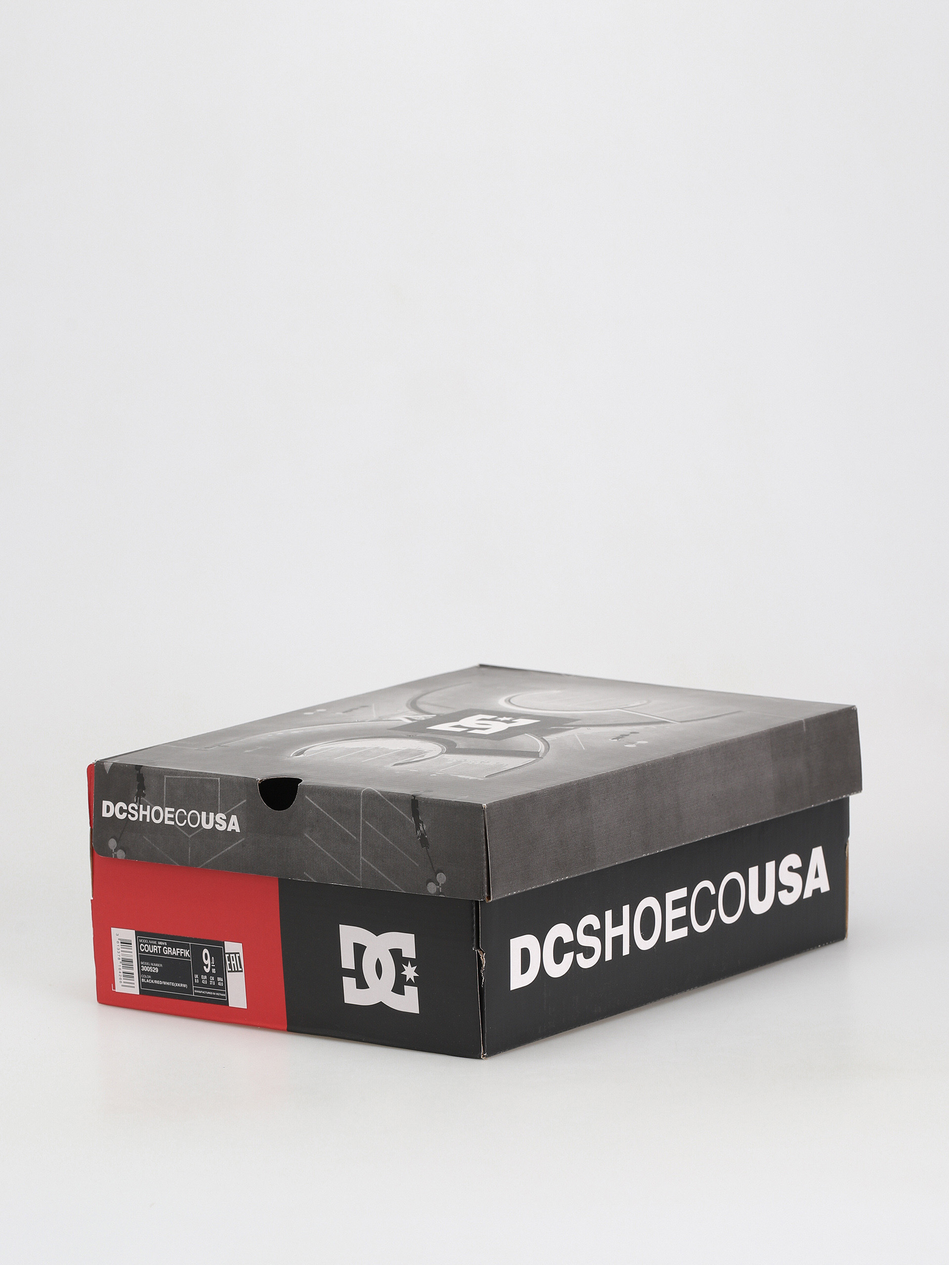 Boty DC Court Graffik (black/red/white)