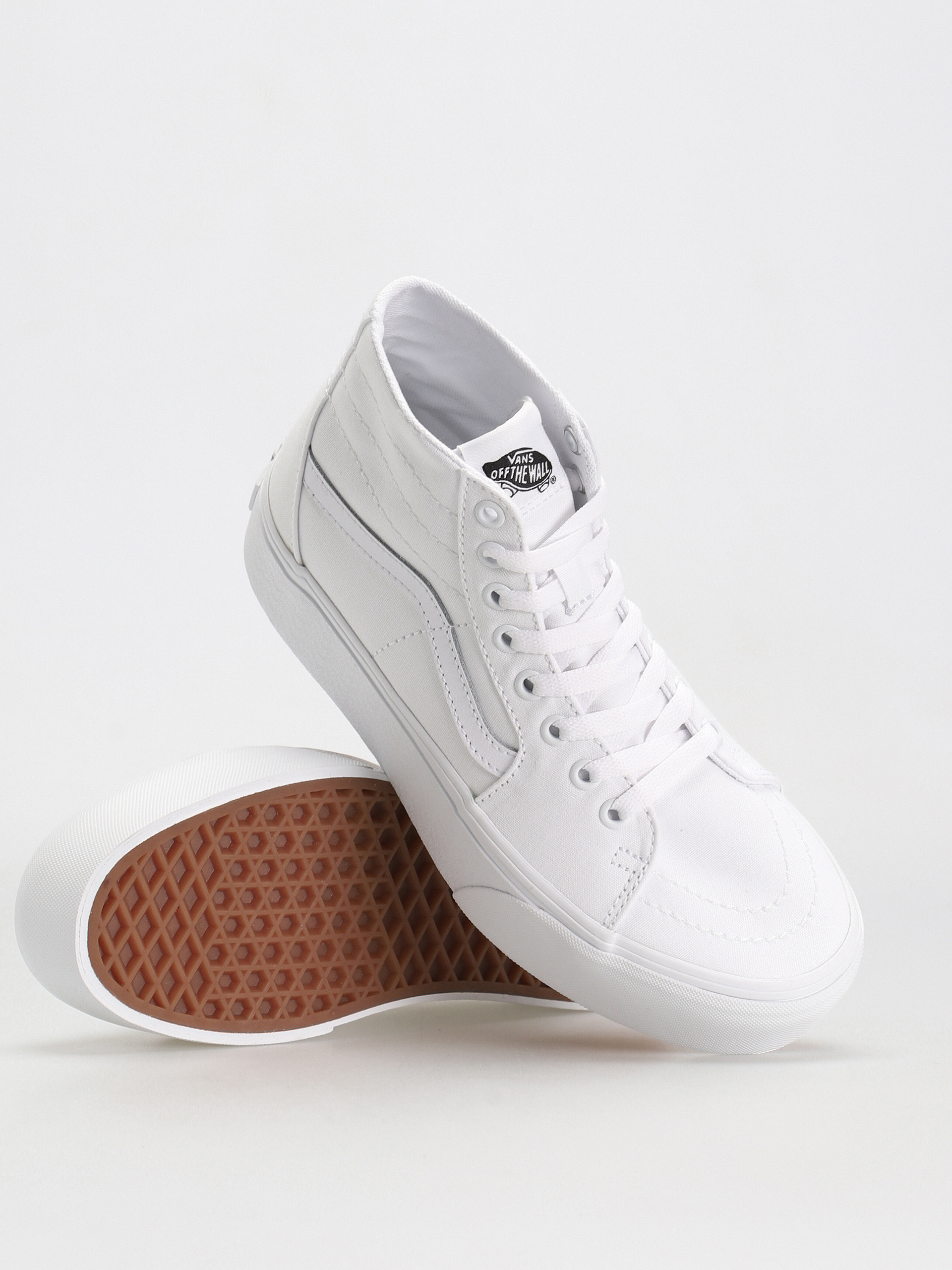Boty Vans Sk8 Hi Tapered Stackform Wmn (canvas true white)