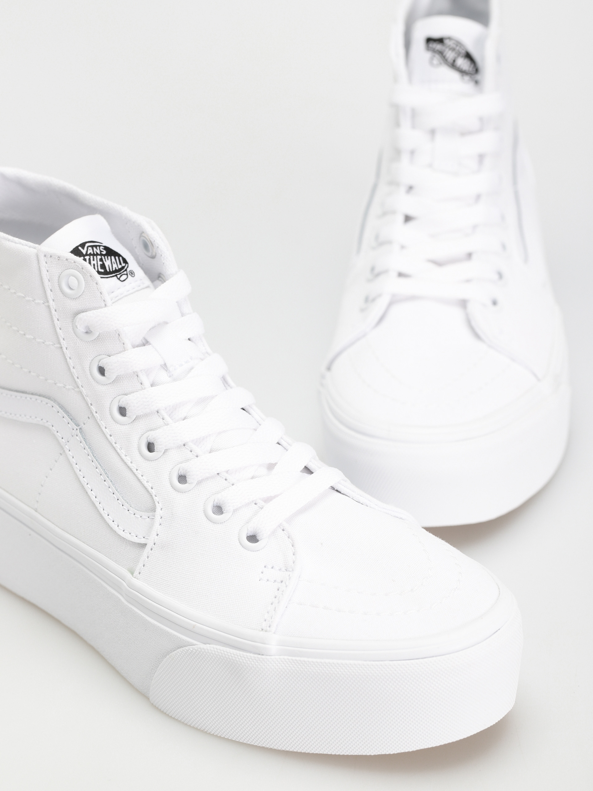 Boty Vans Sk8 Hi Tapered Stackform Wmn (canvas true white)