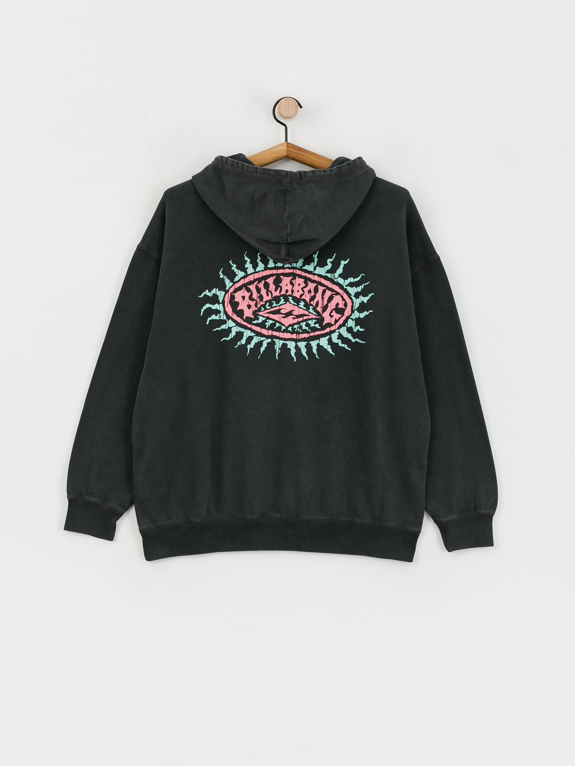 Mikina s kapucí Billabong Archray HD Wmn (off black)