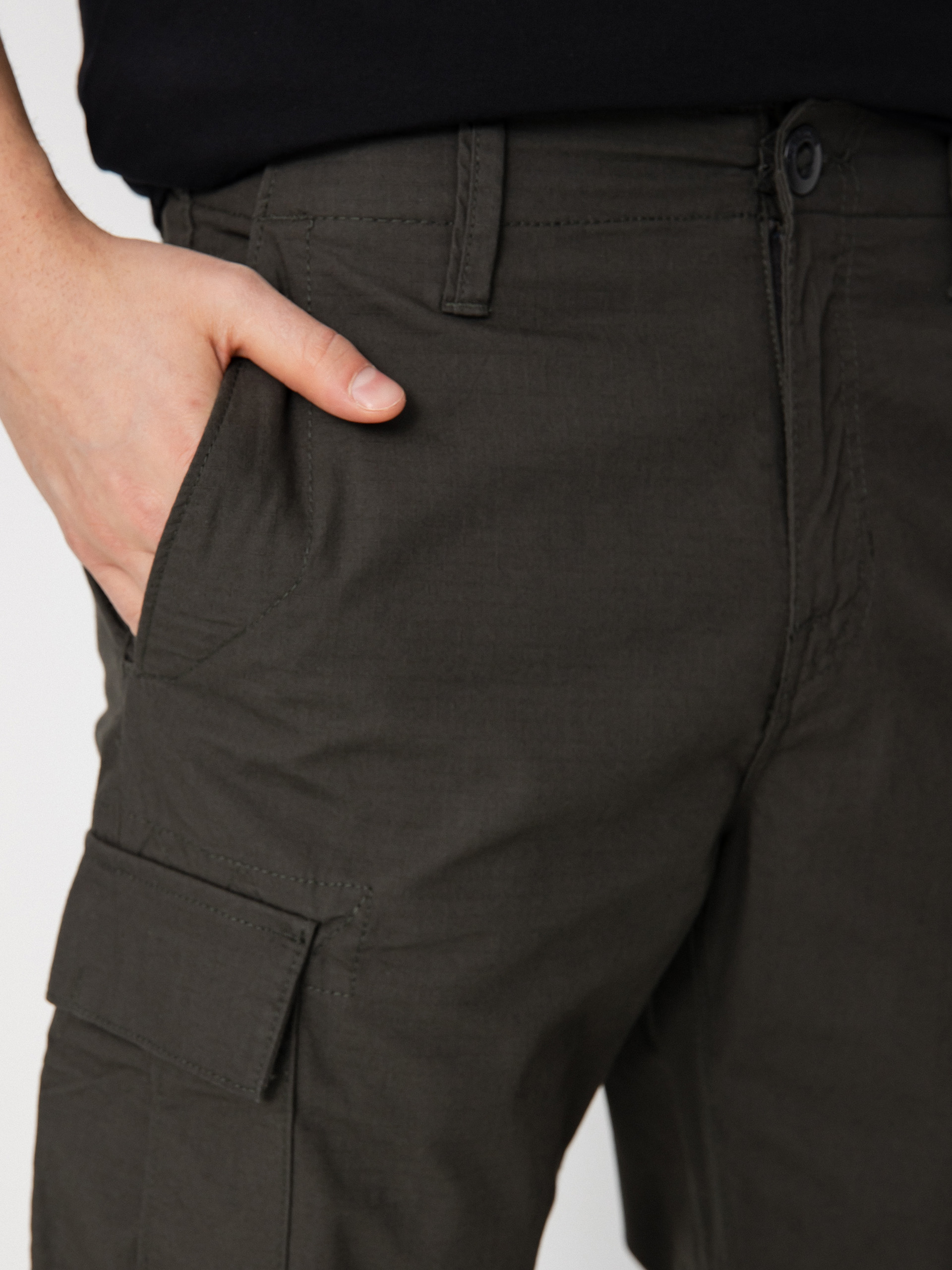 Kalhoty Volcom Volmander March Cargo (rinsed black)