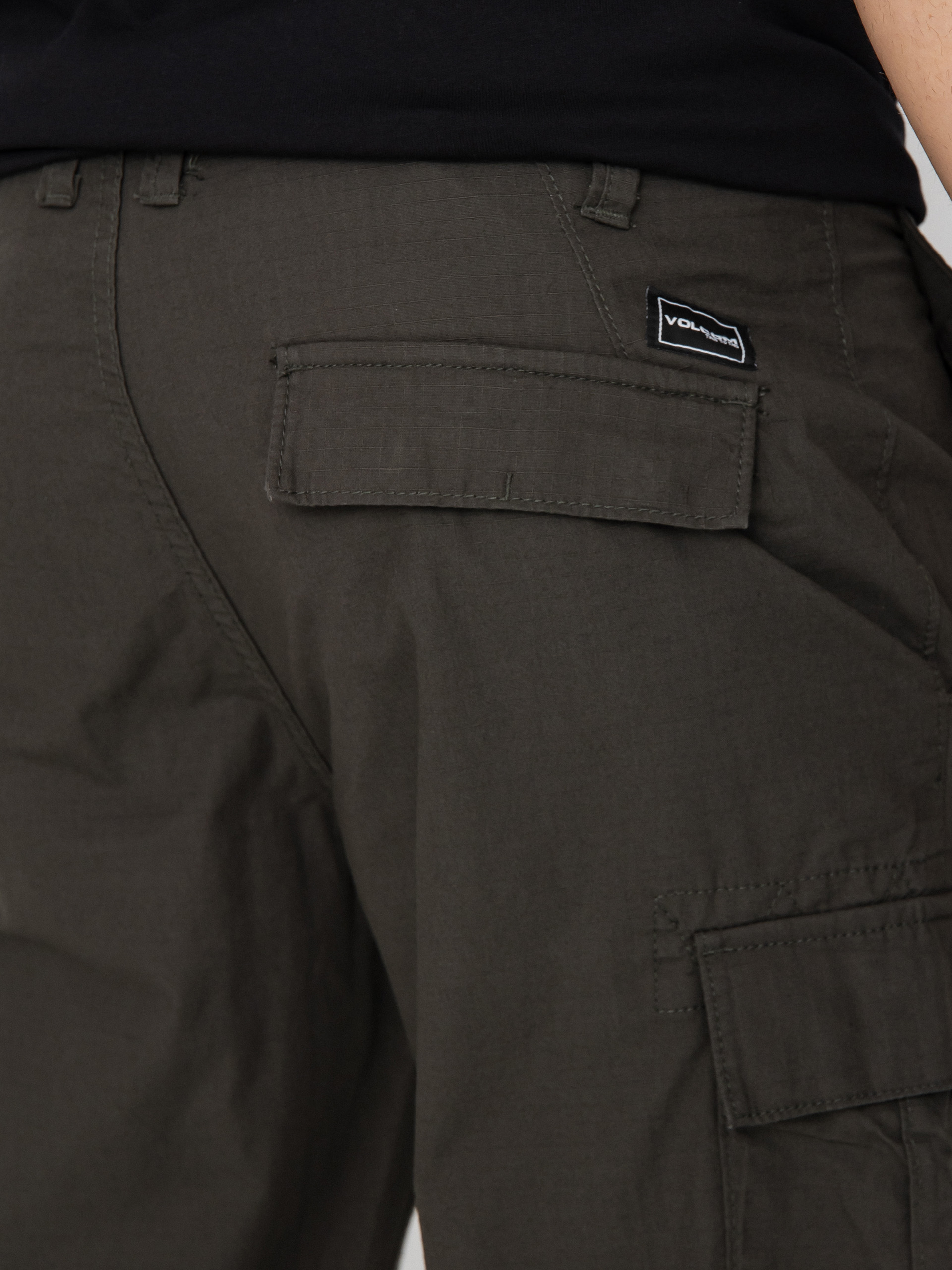 Kalhoty Volcom Volmander March Cargo (rinsed black)