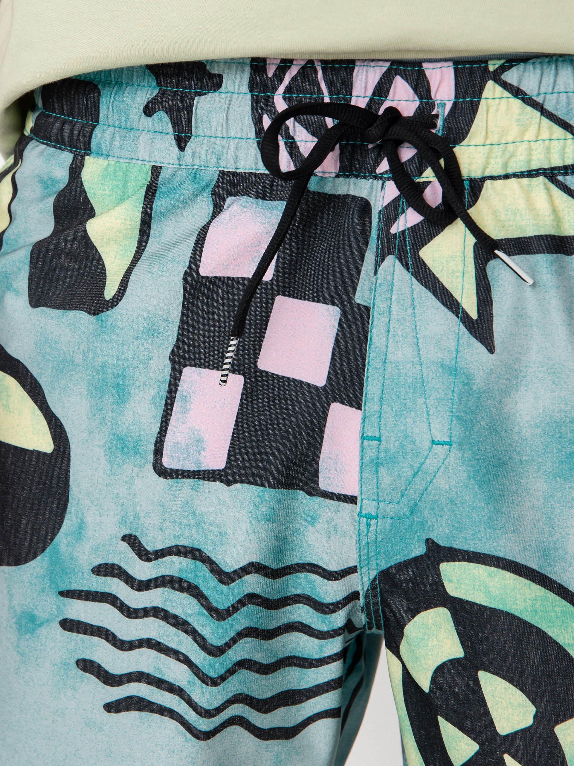 Kraťasy Volcom Chlorine Killer Stoney Trnk 17 (temple teal)