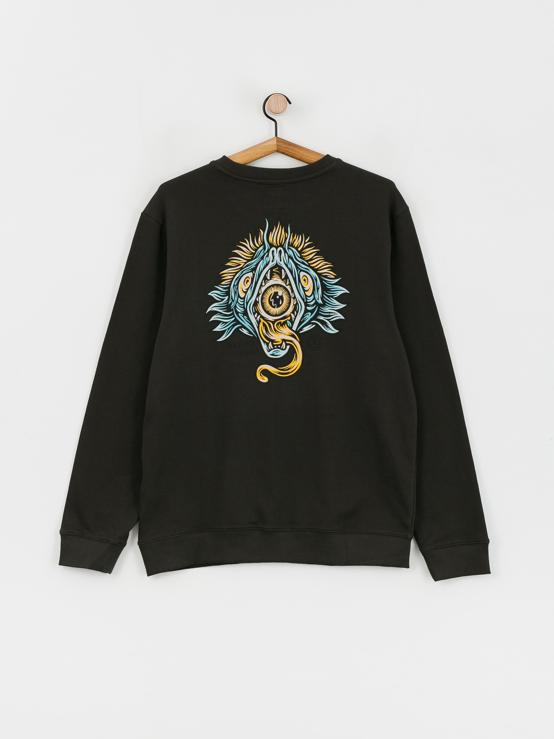 Mikina Element The Eye Crew (off black)