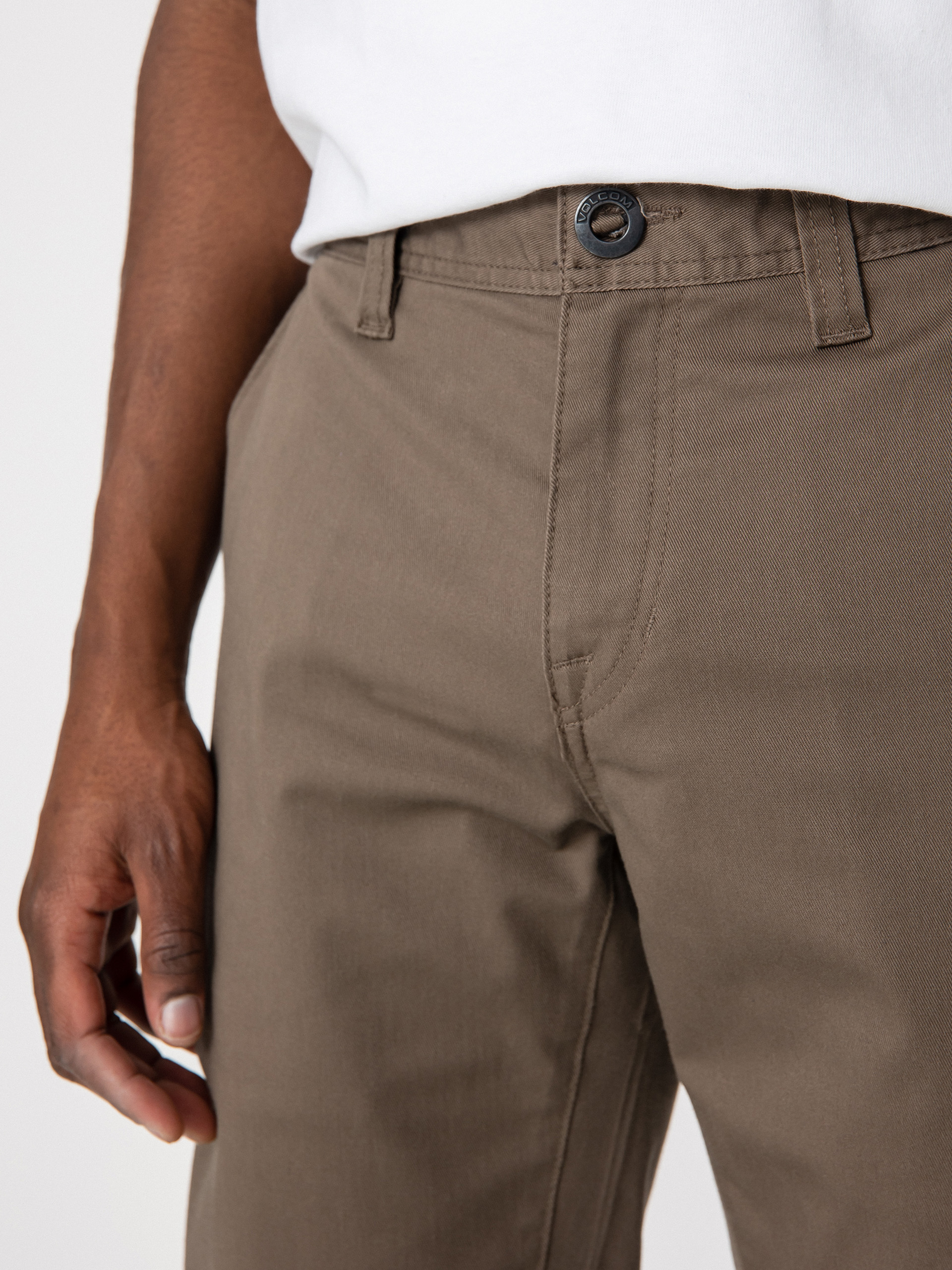 Kalhoty Volcom Frickin Modern Stret (mushroom)