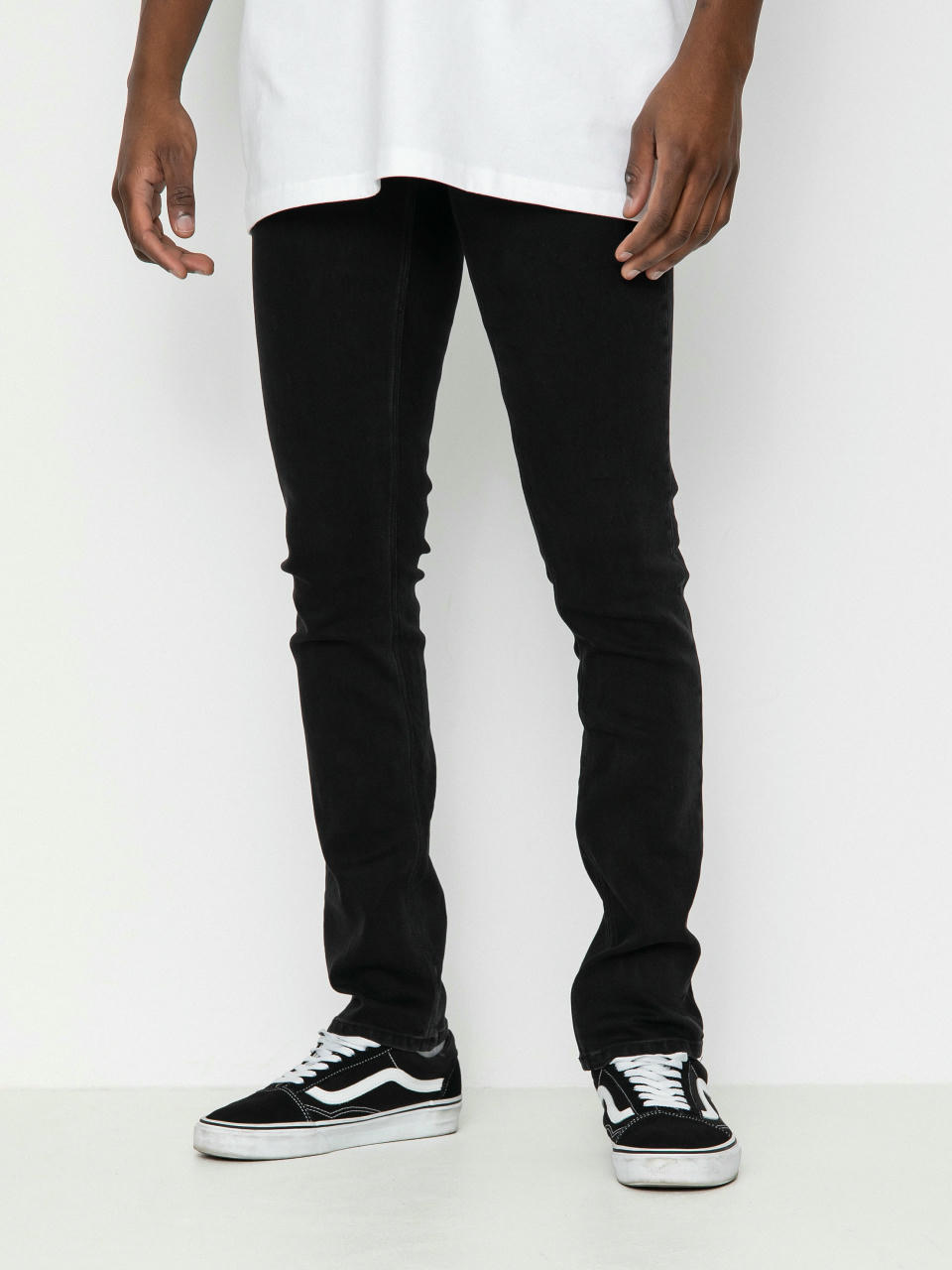 Kalhoty Volcom 2X4 Denim (black out)