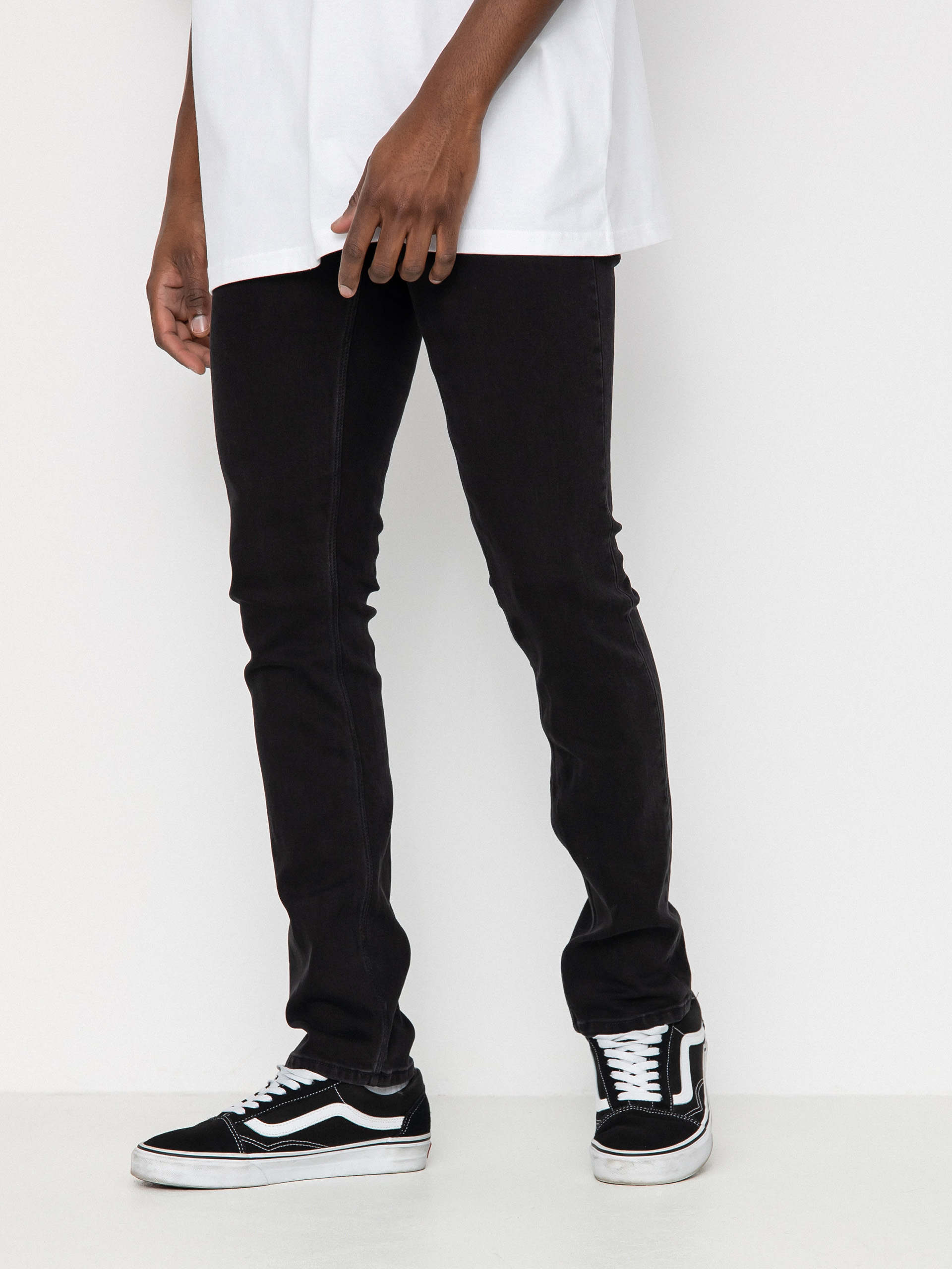 Kalhoty Volcom 2X4 Denim (black out)