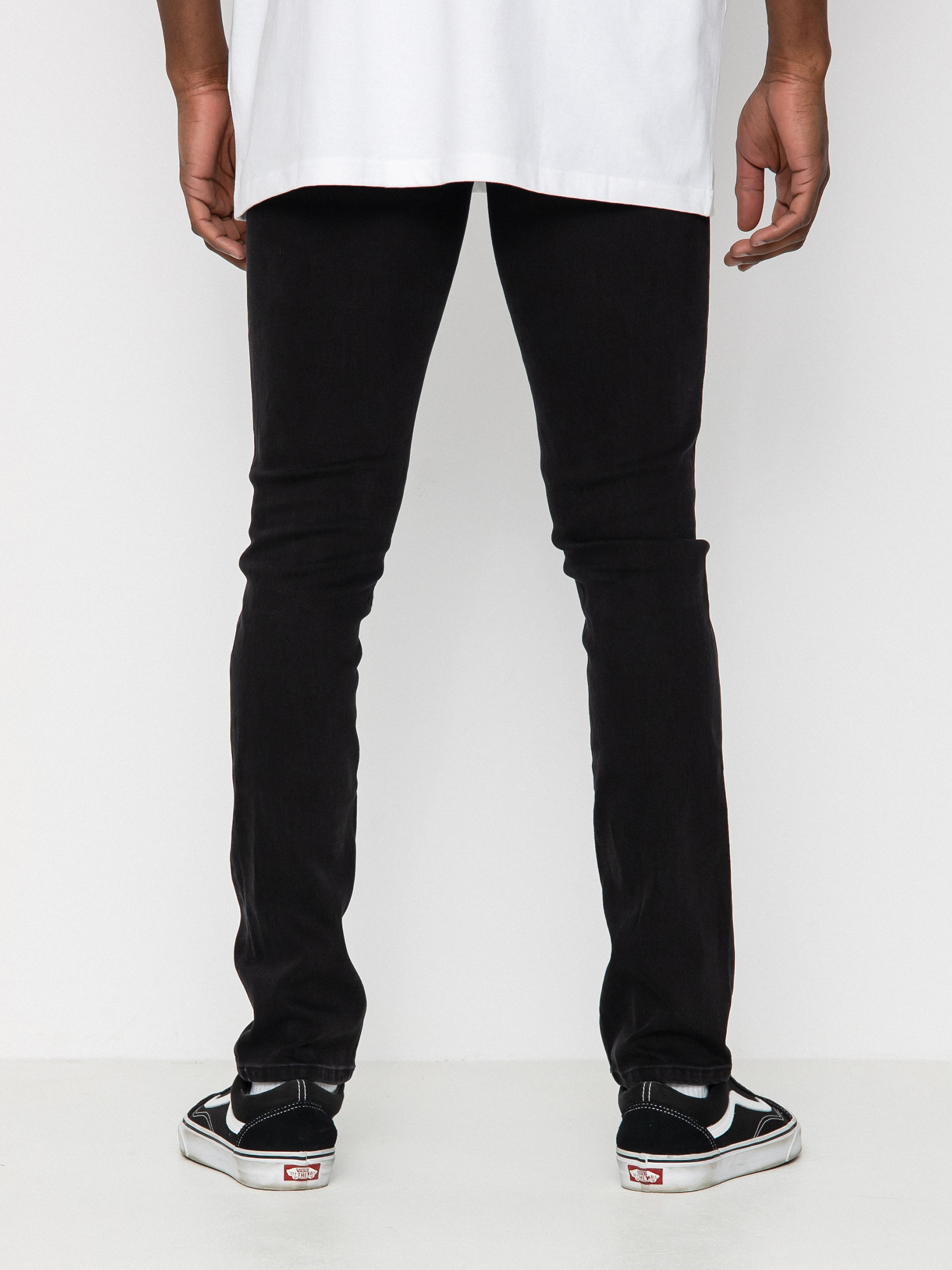 Kalhoty Volcom 2X4 Denim (black out)