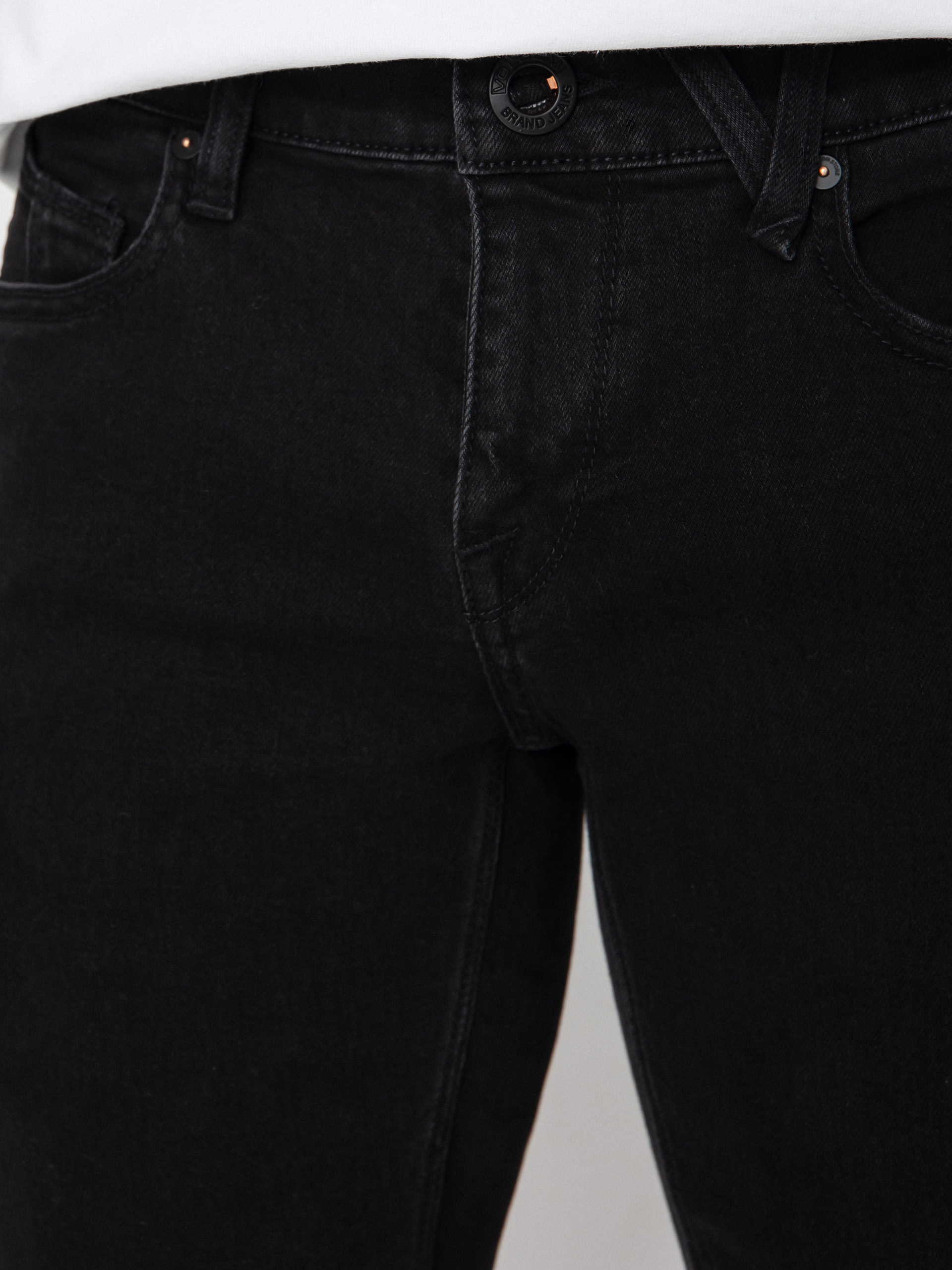 Kalhoty Volcom 2X4 Denim (black out)