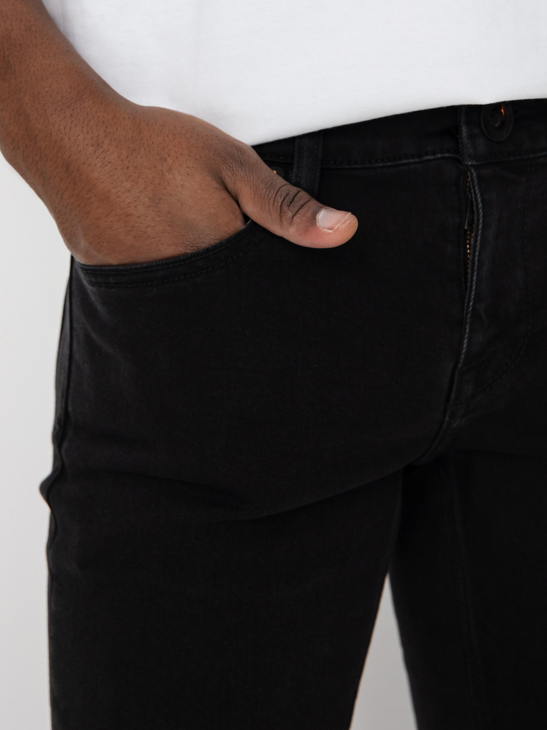 Kalhoty Volcom 2X4 Denim (black out)