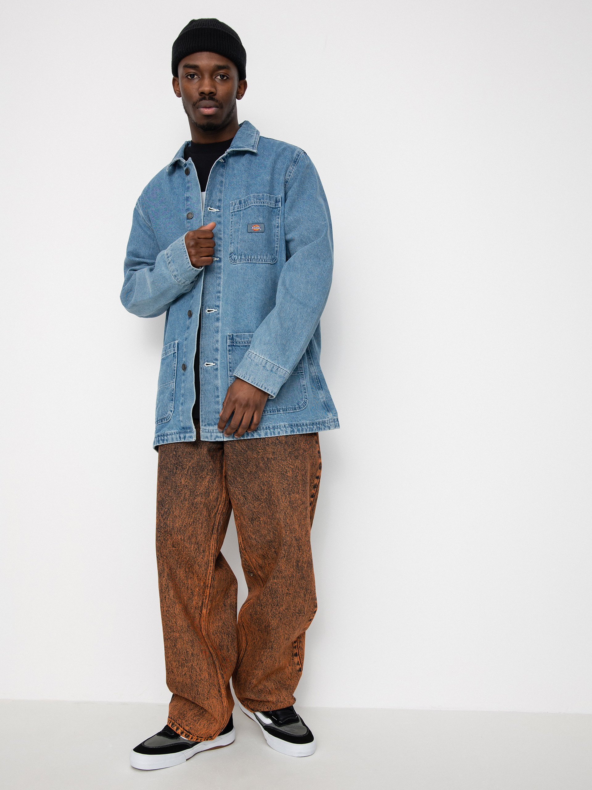 Bunda Dickies Denim Unlined Chore Coat (light wash)