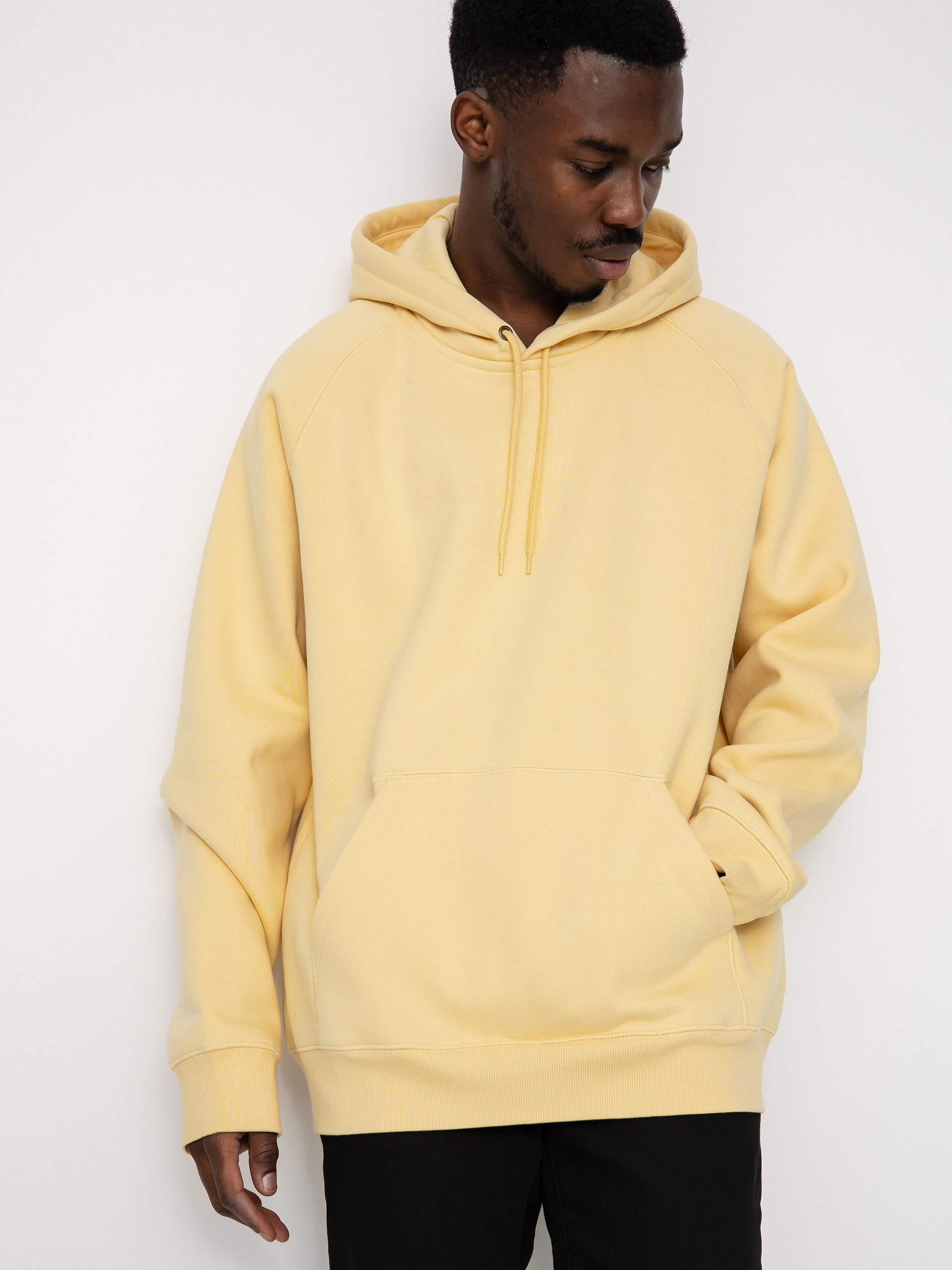 Mikina s kapucí Carhartt WIP Chase HD (citron/gold)
