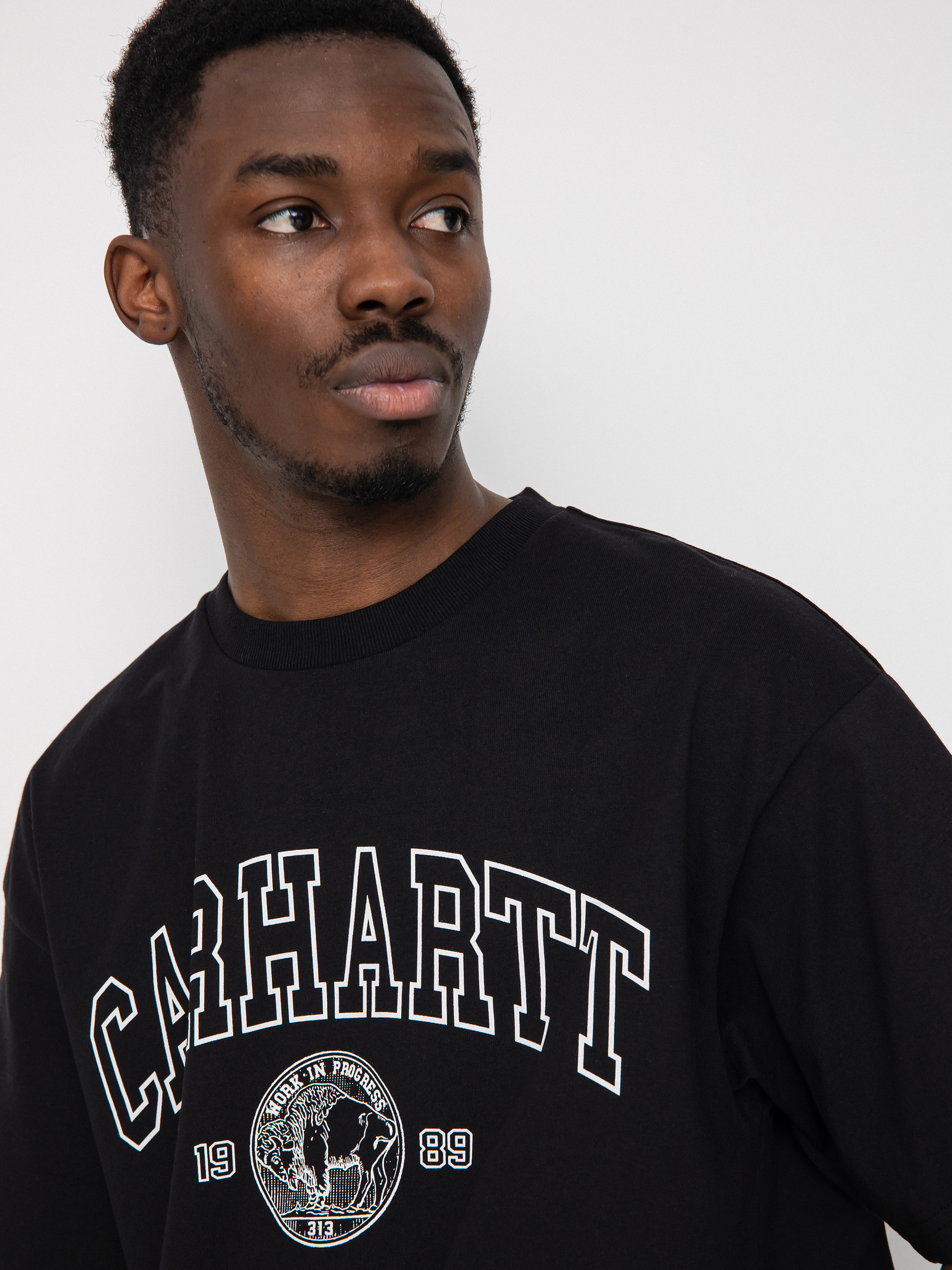 Tričko Carhartt WIP Coin (black/white)