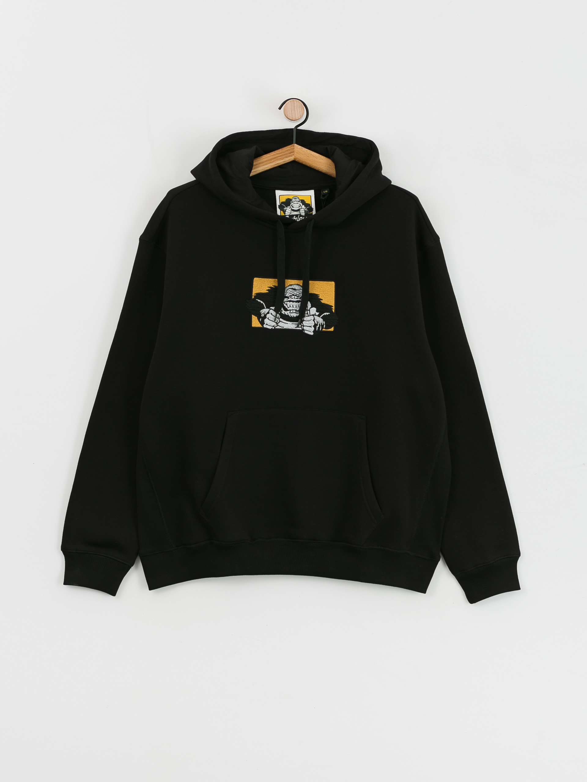 Mikina s kapucí Element Burleys HD (flint black)