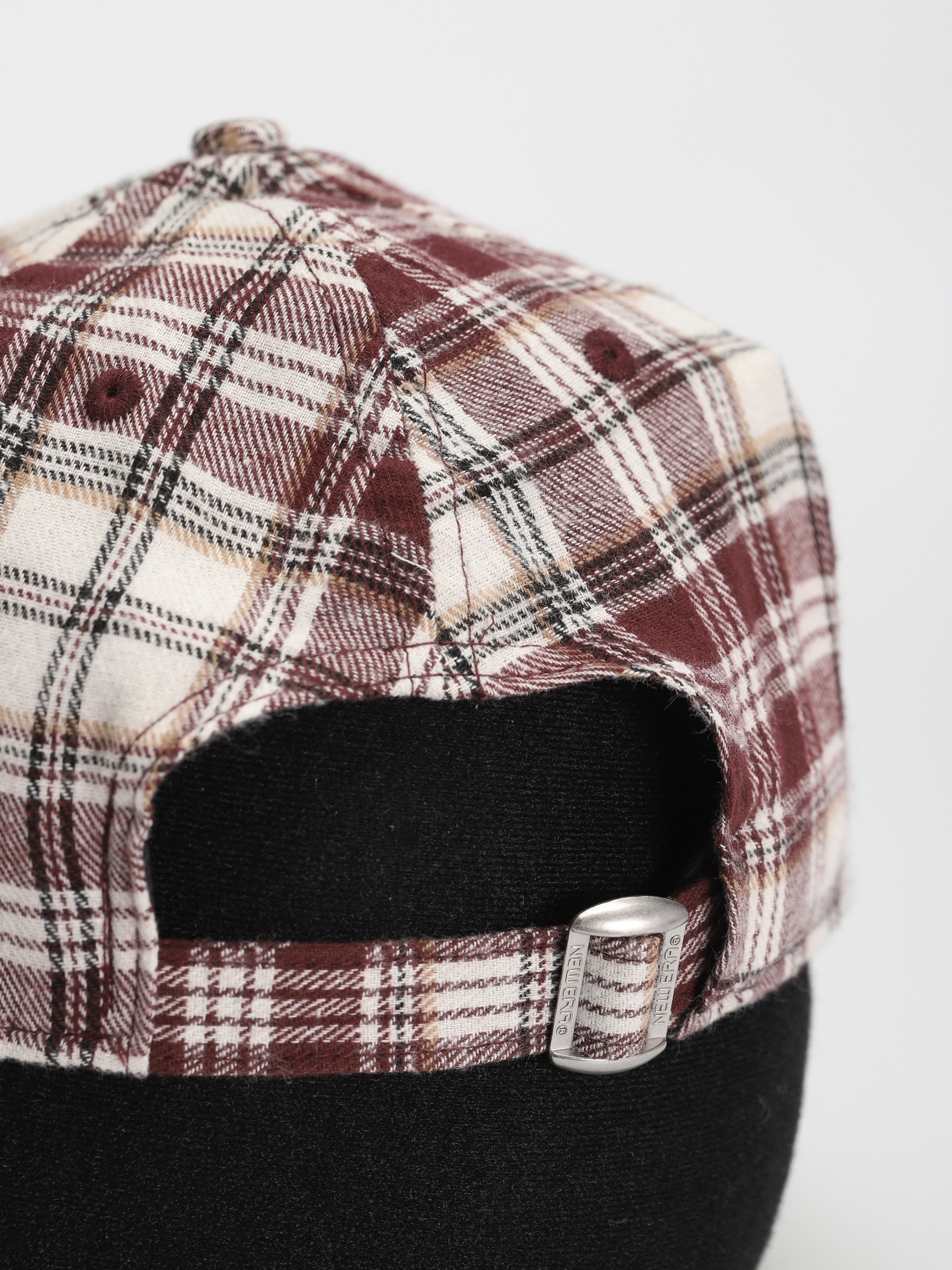 Kšiltovka  New Era Plaid Camo 9Forty New York Yankees (maroon)