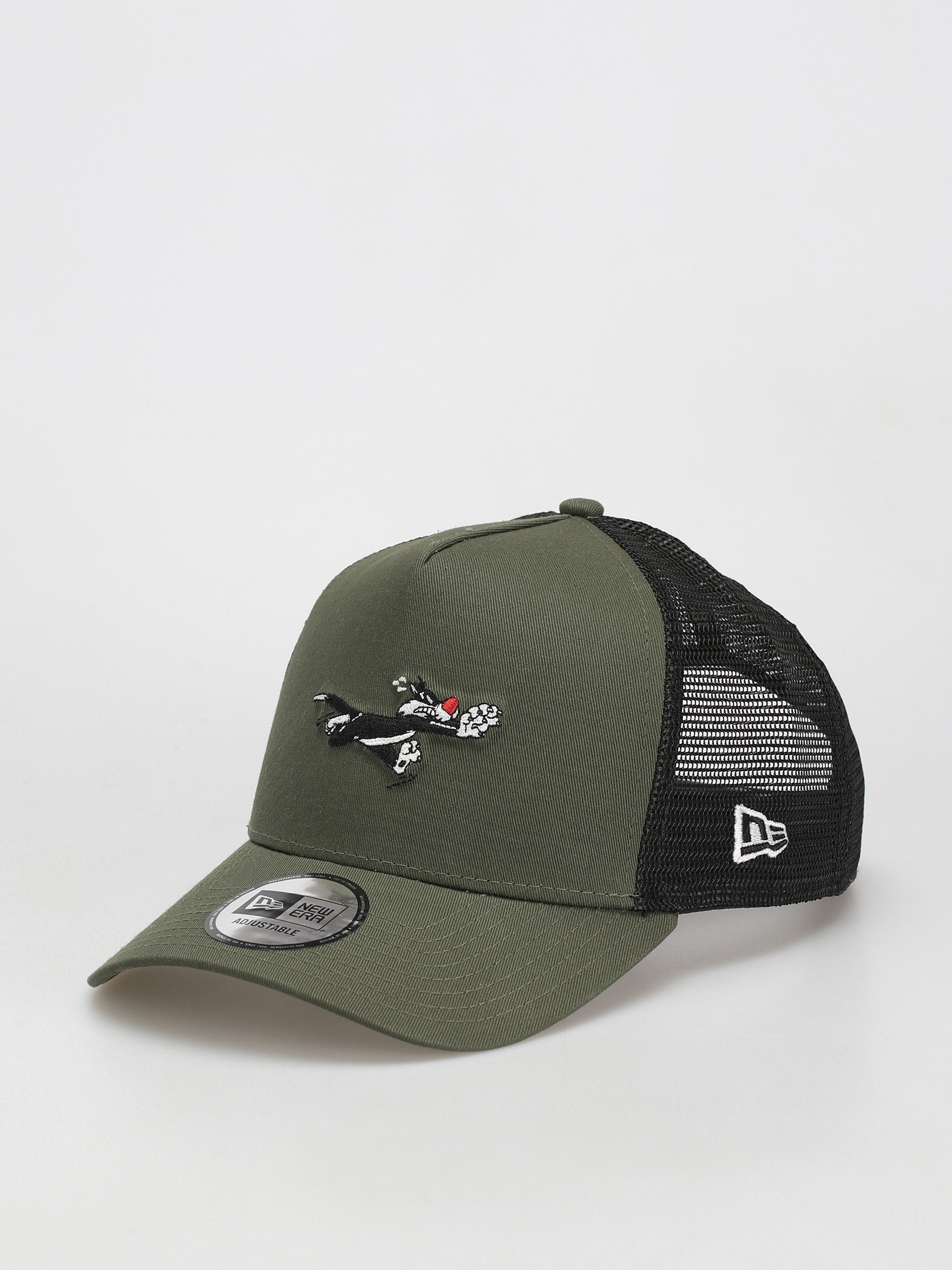 Kšiltovka  New Era Loony Tunes Trucker Sylvester (olive)