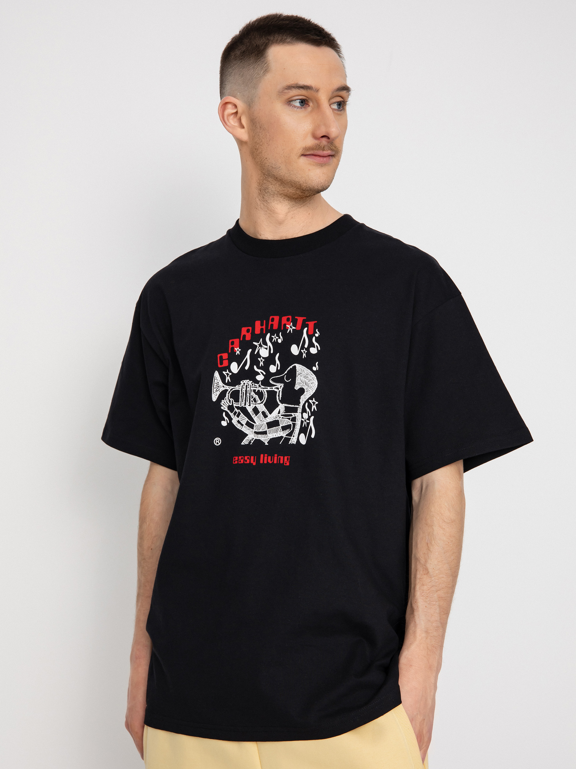 Tričko Carhartt WIP Easy Living (black)