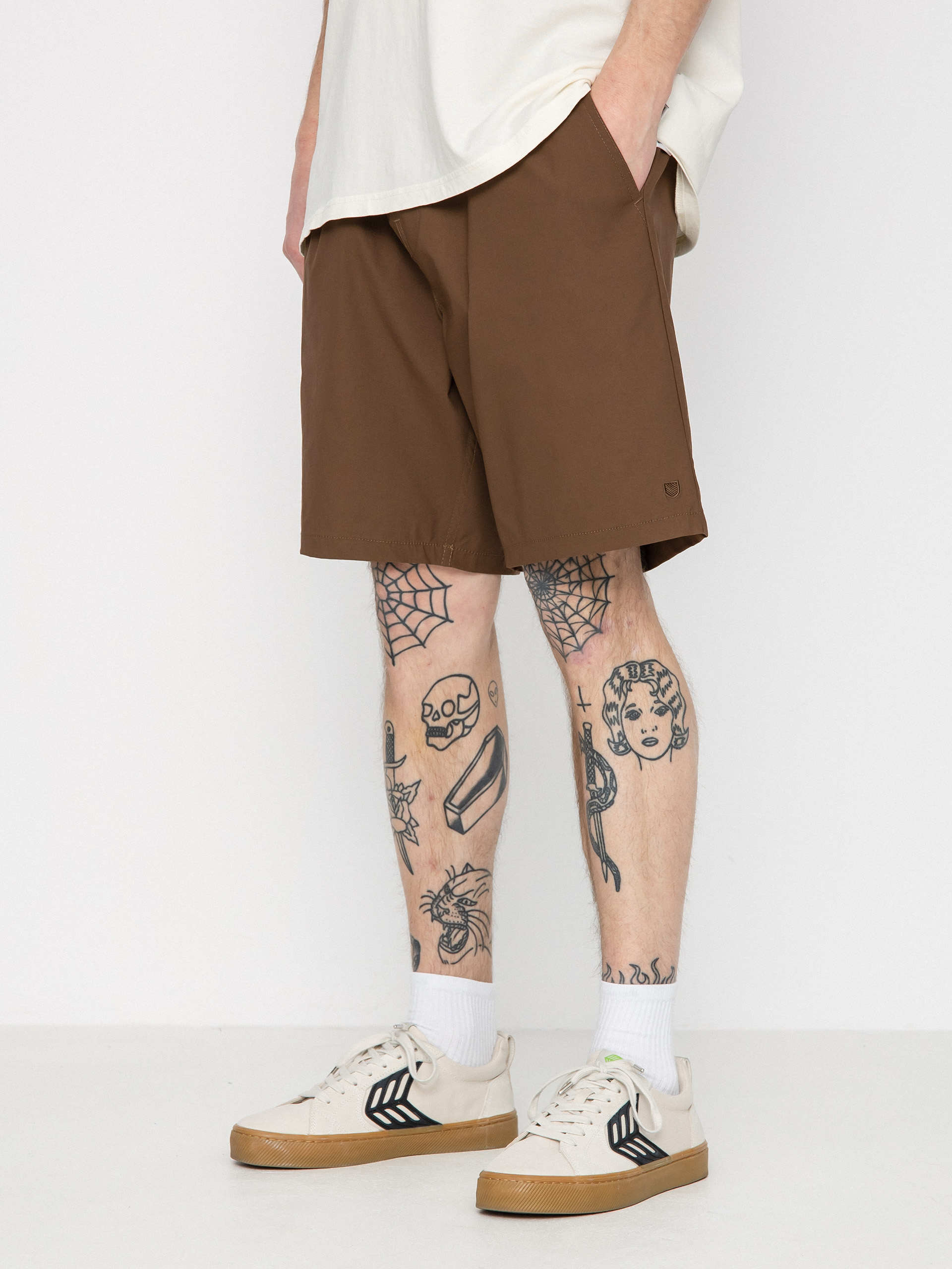 Kraťasy Brixton Steady Cinch X (dark earth)