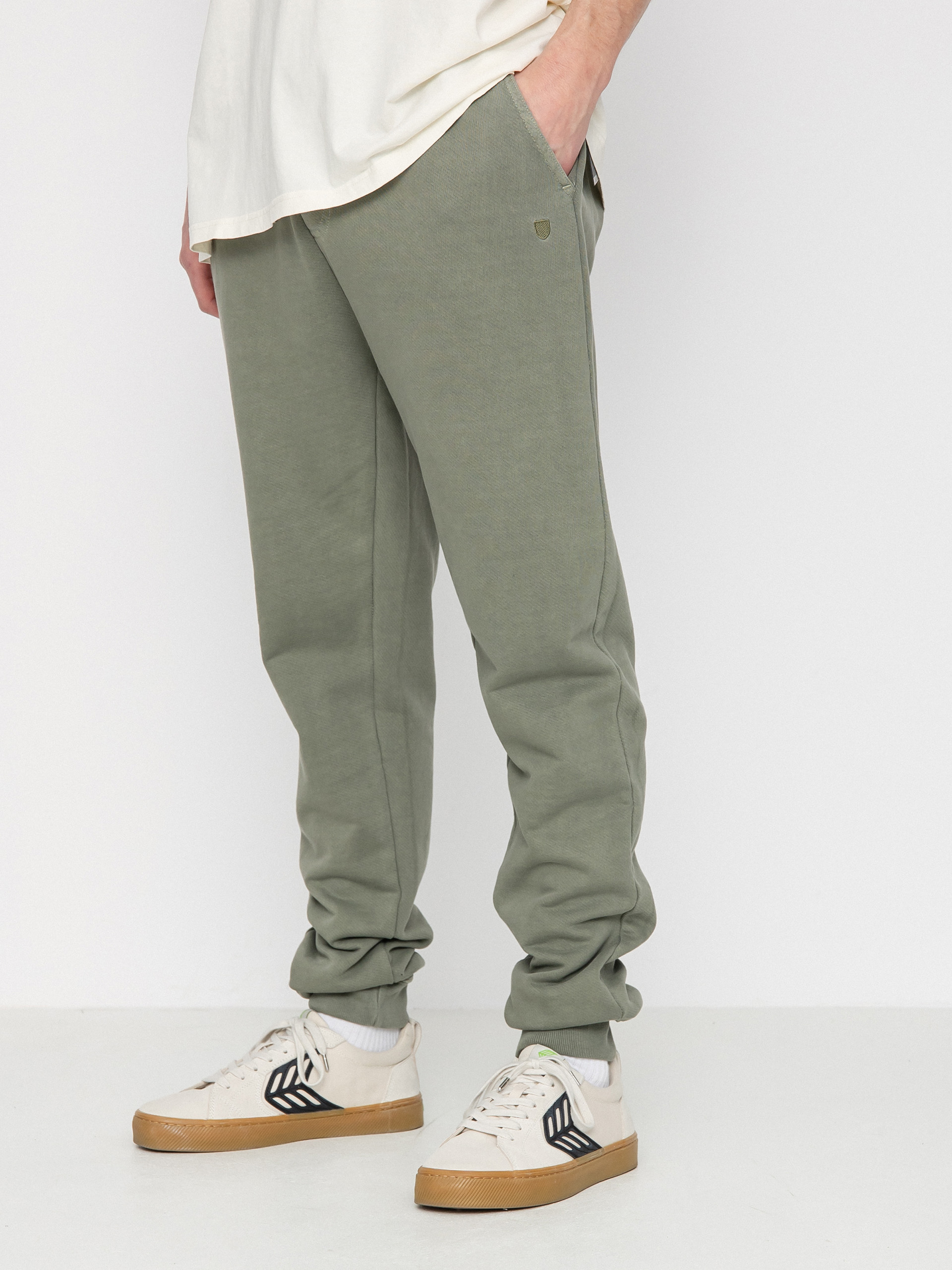 Kalhoty Brixton Vintage Reserve Jogger (olive surplus vintage wash)