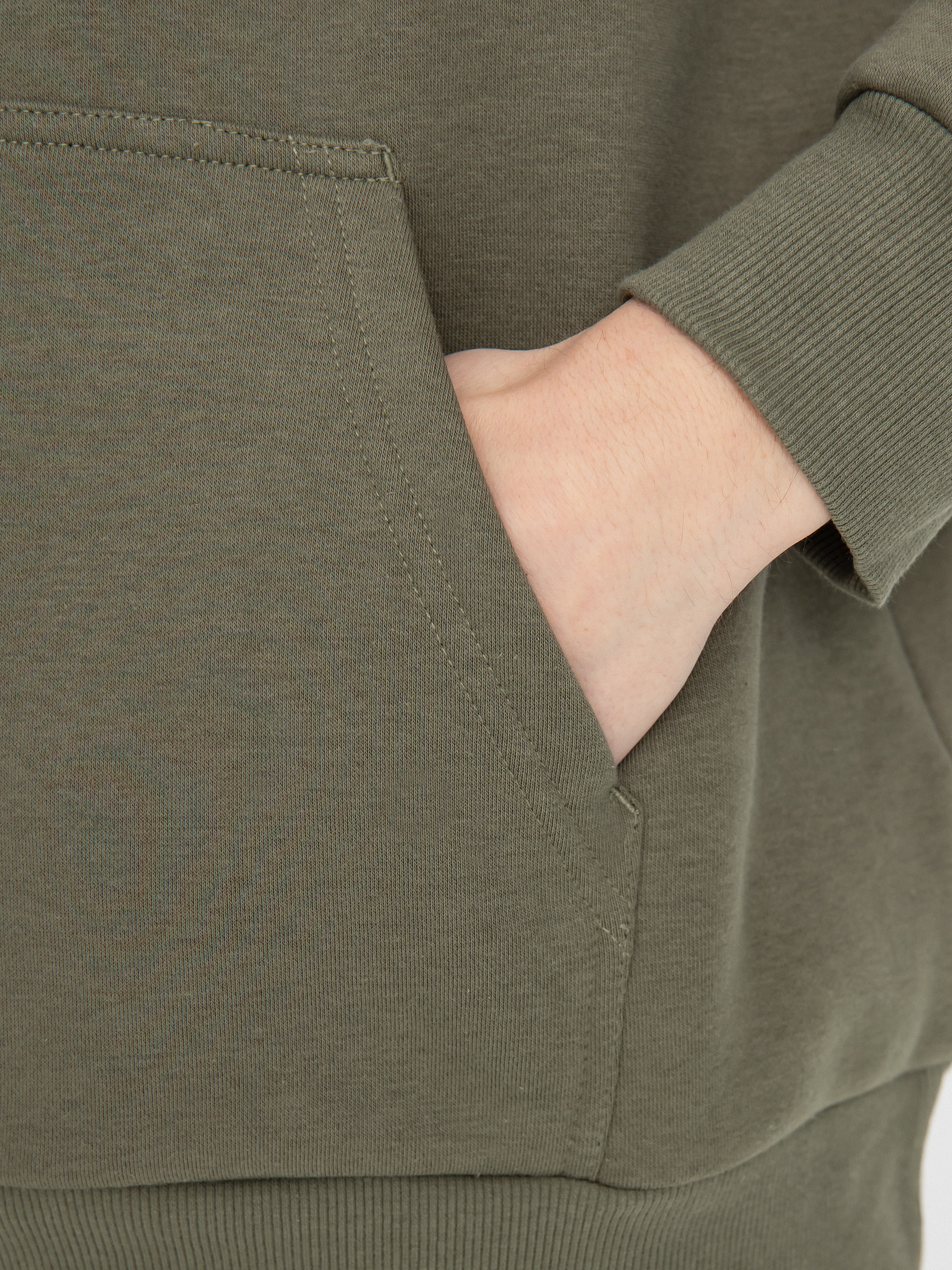 Mikina s kapucí Brixton Peace Shield HD (olive surplus)