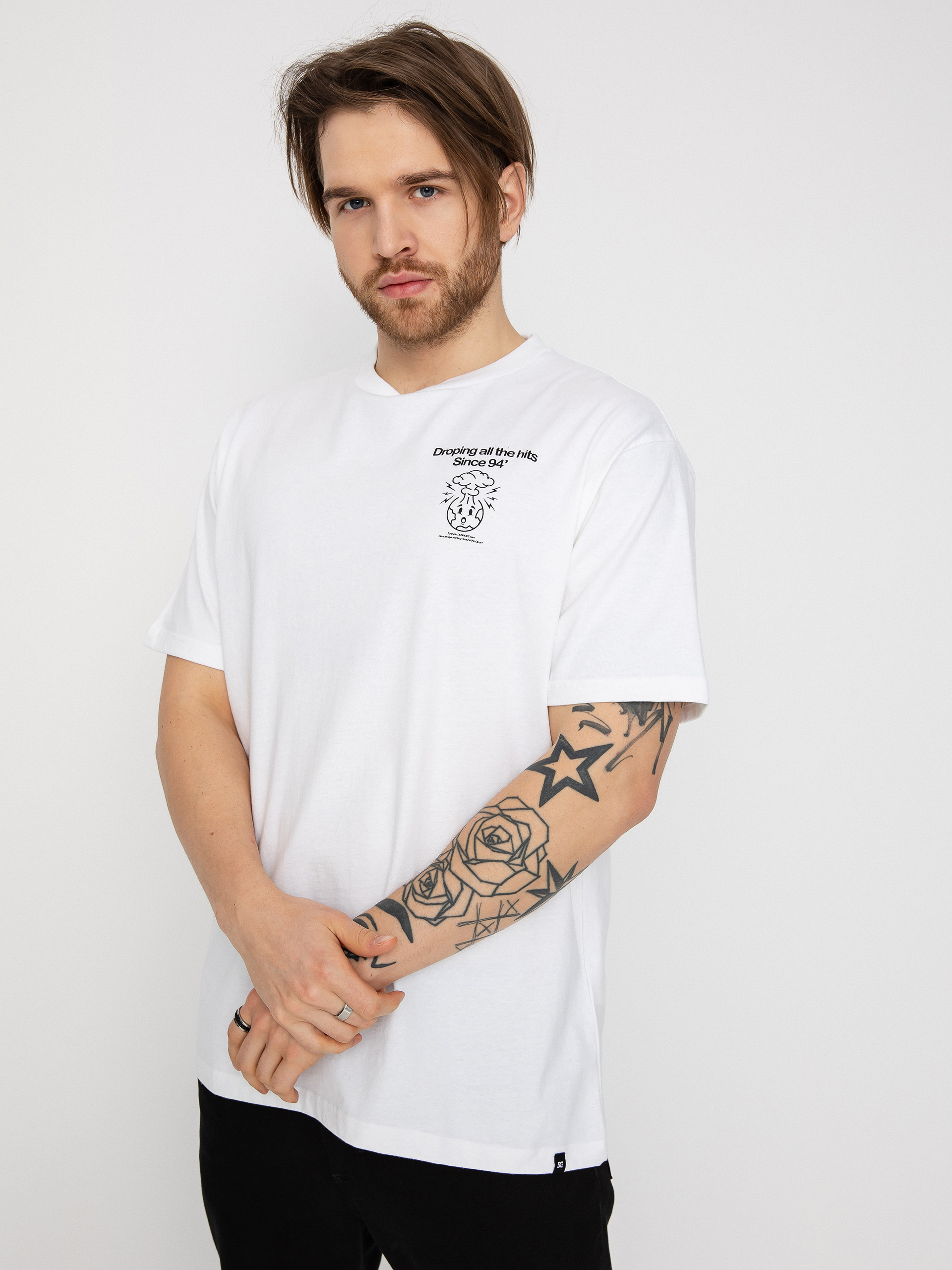 Tričko DC Dropping Hits (white)