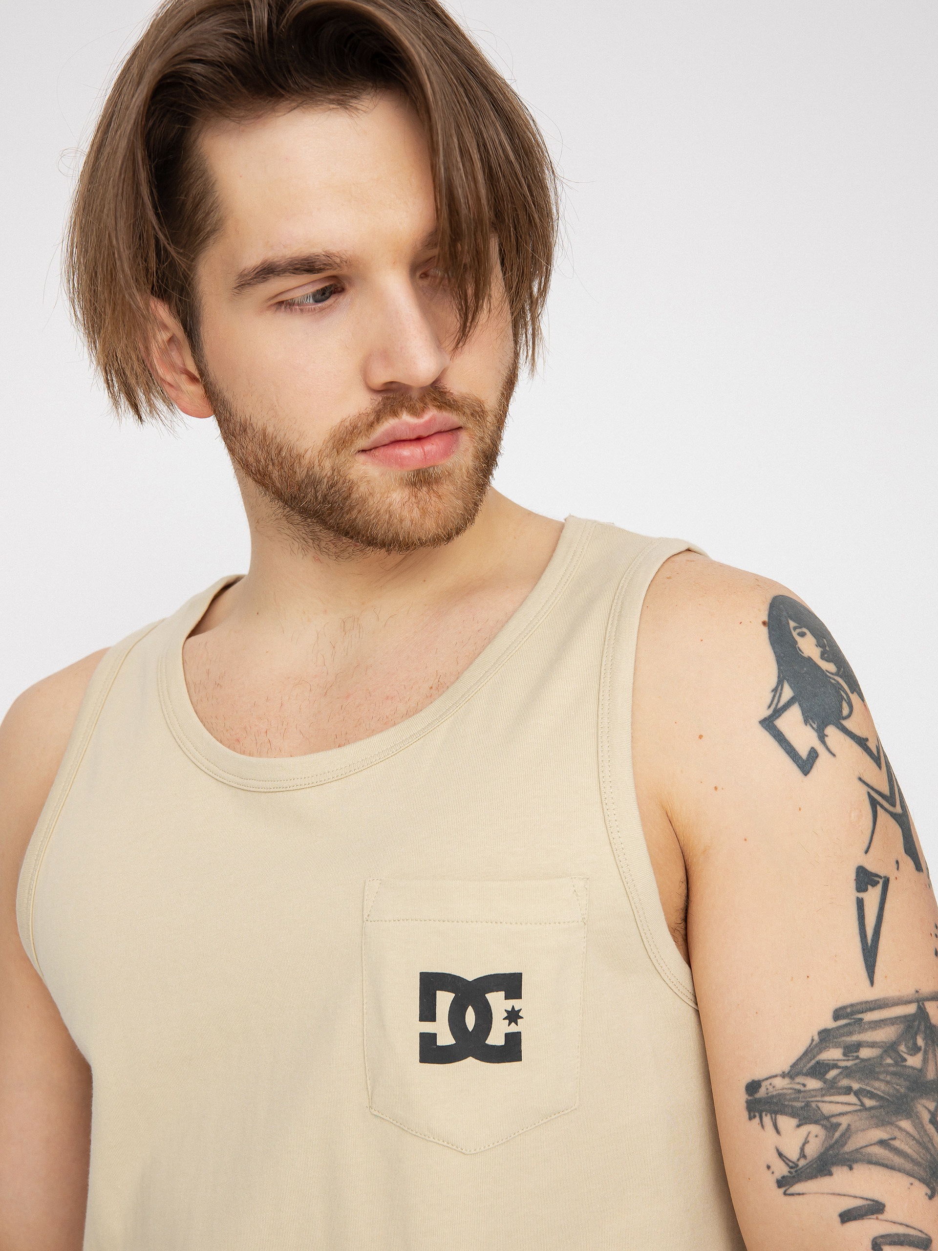 Tričko DC Star Pocket (overcast)