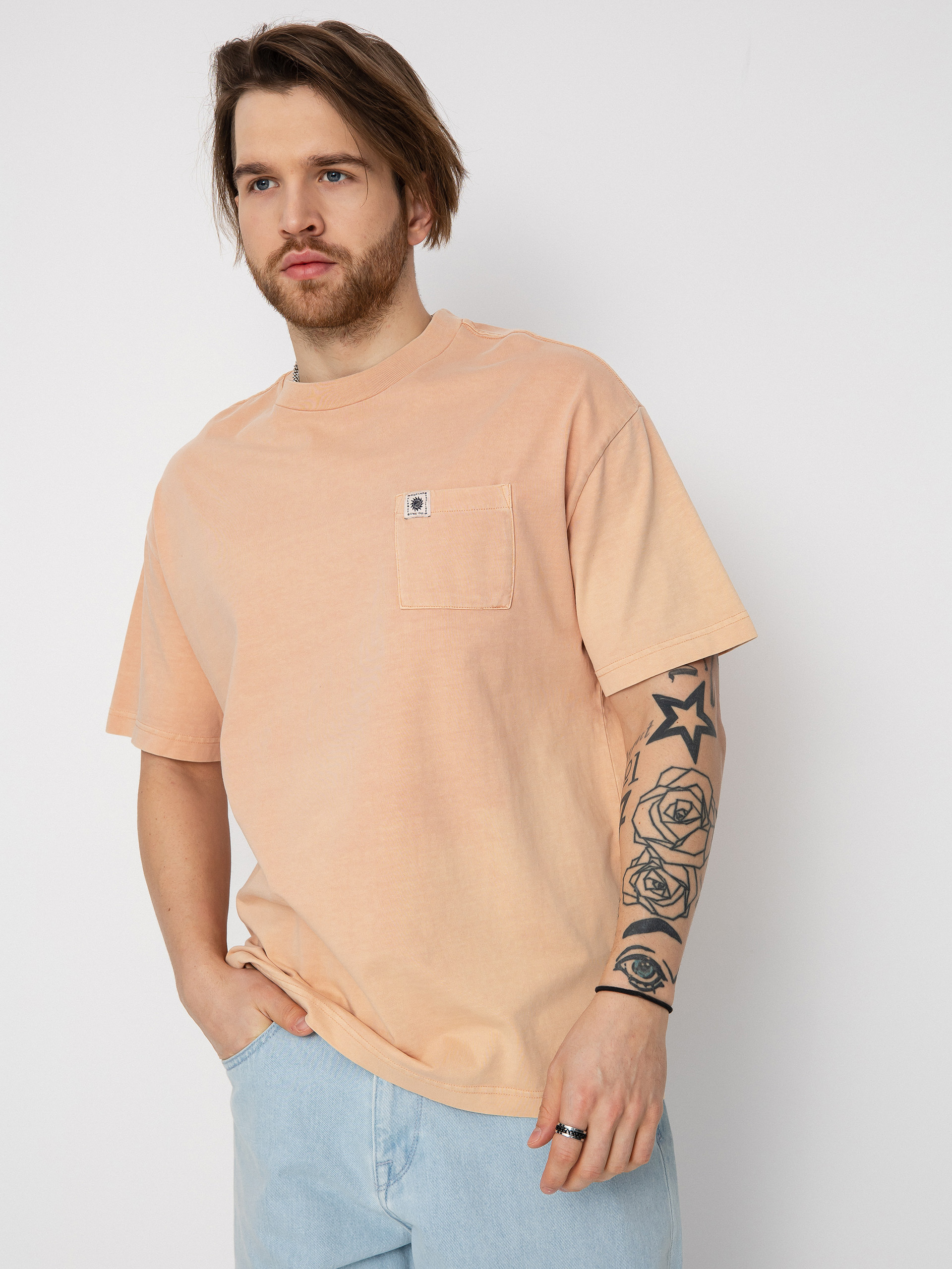 Tričko Quiksilver Natural Dye (cafe creme)