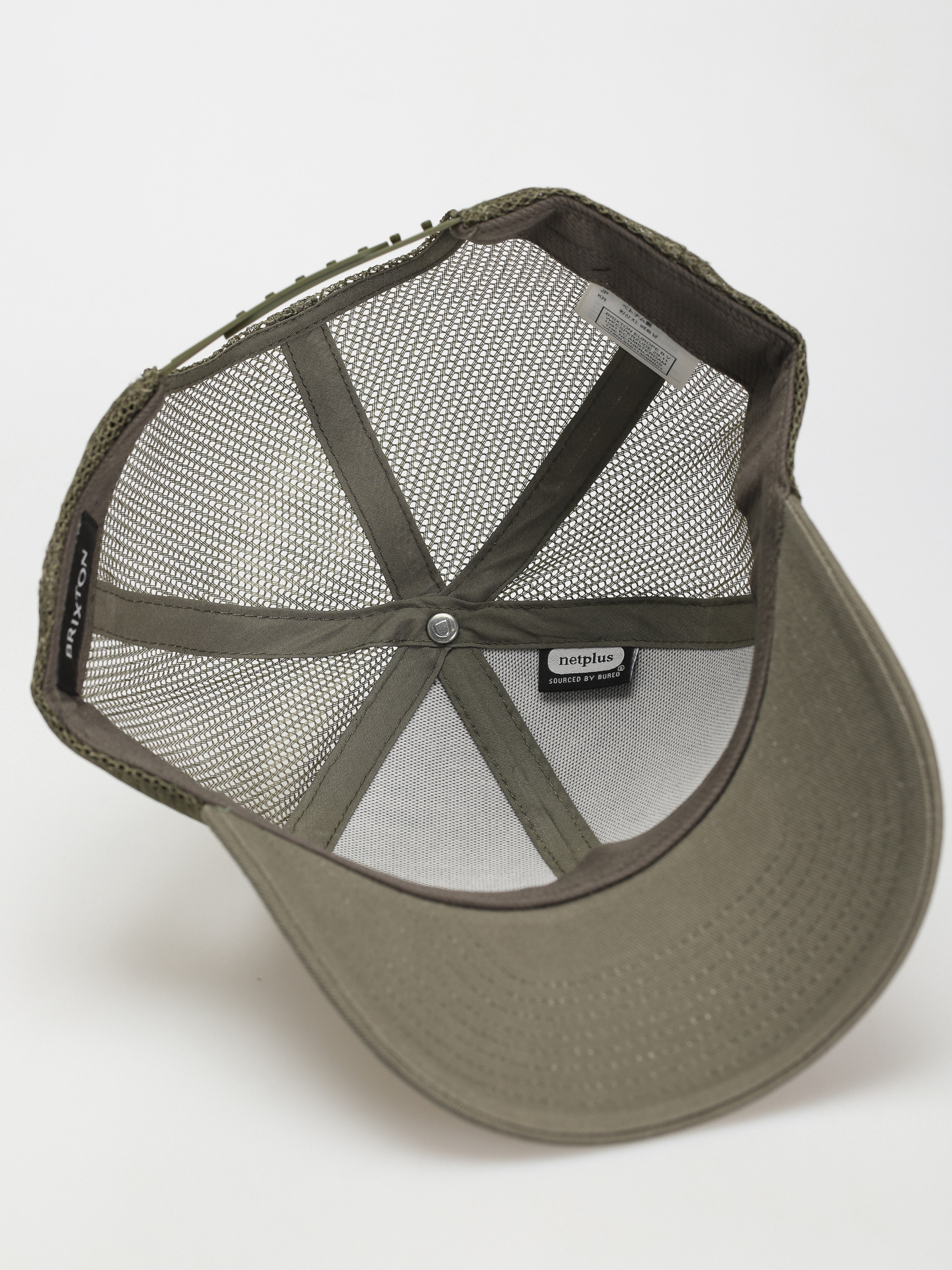 Kšiltovka  Brixton Rival Stamp X Mp Mesh Cap (olive surplus/olive surplus)