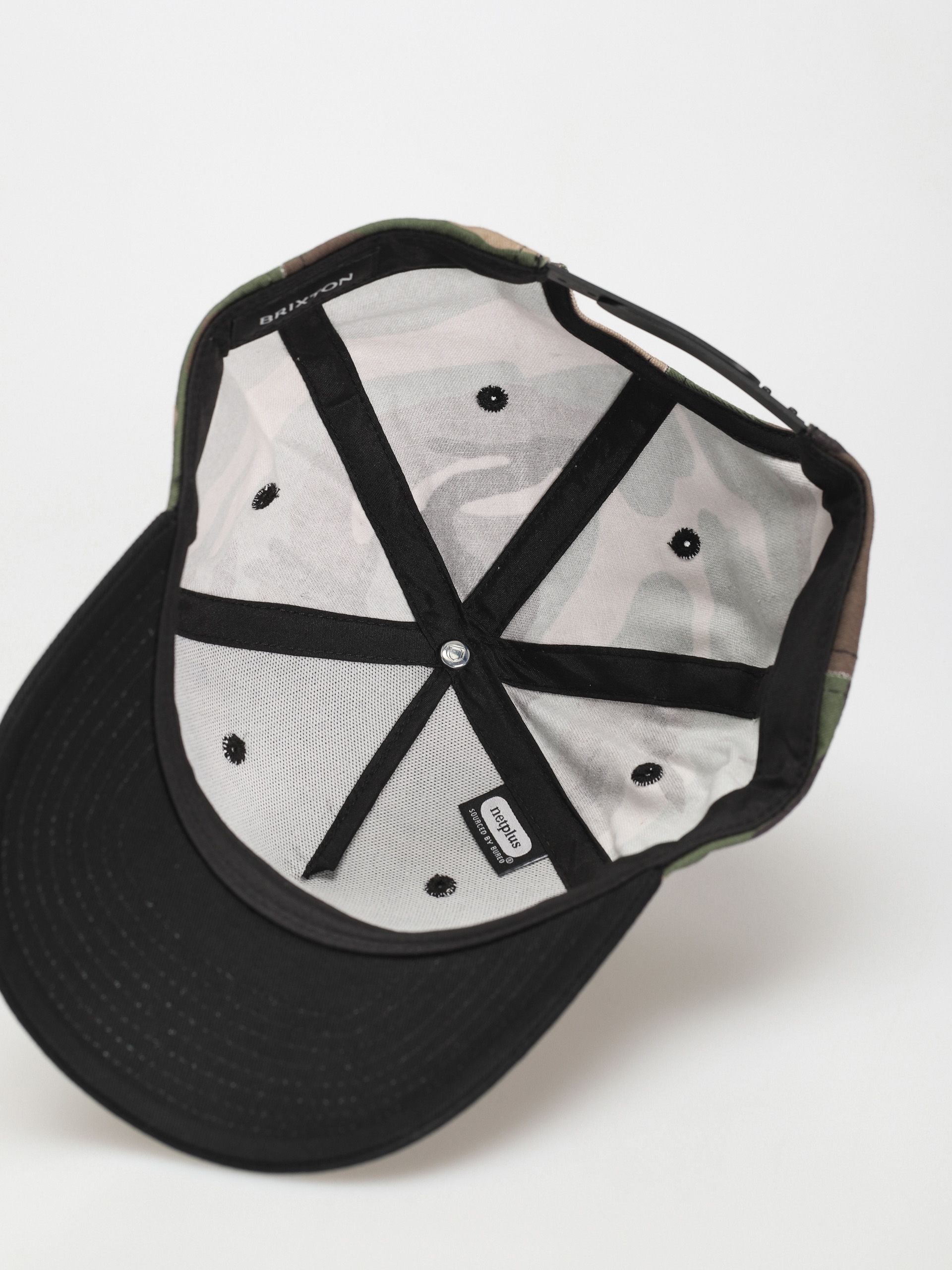 Kšiltovka  Brixton Crest C Mp Snapback (camo surplus/black)
