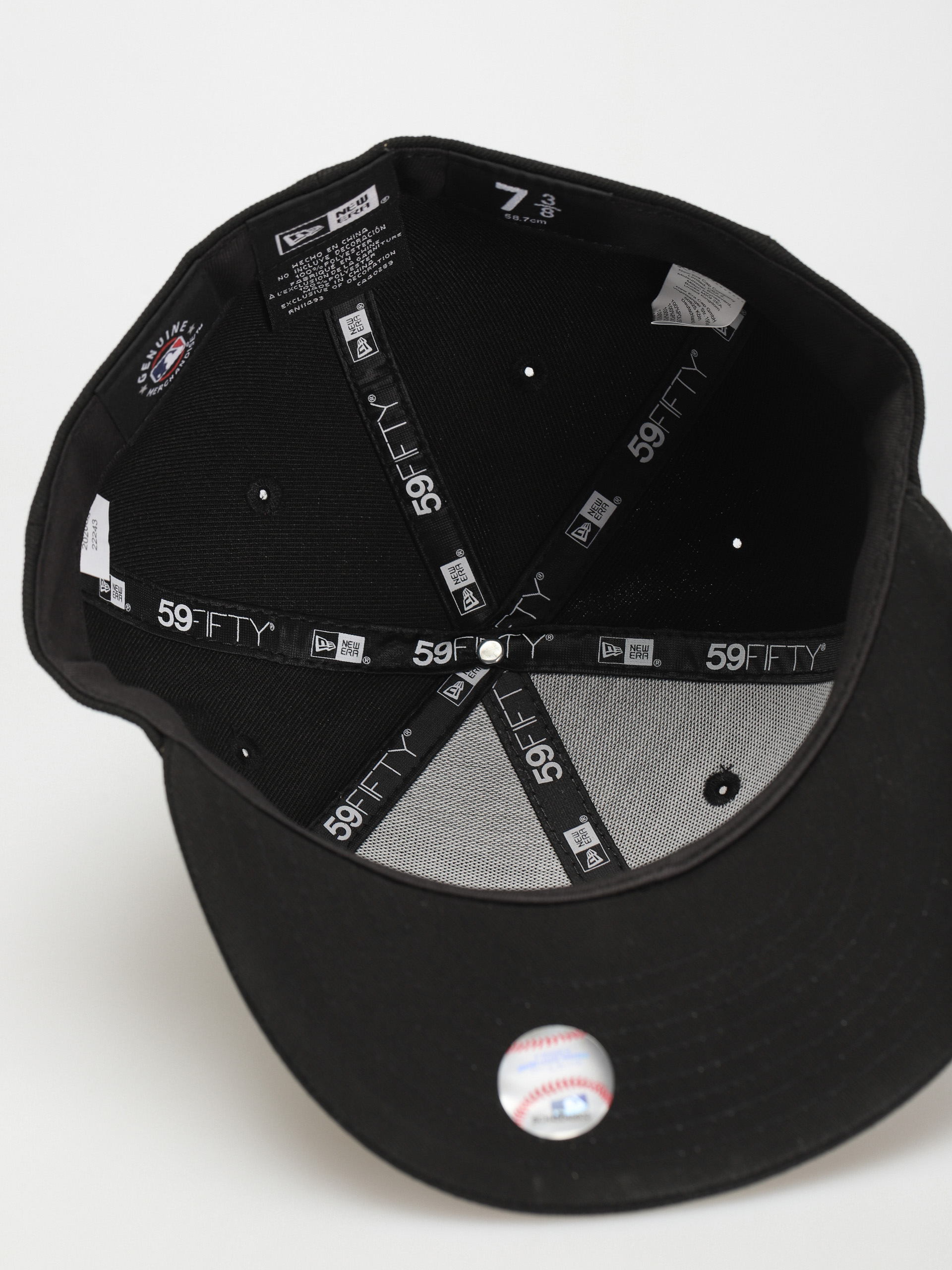 Kšiltovka  New Era League Essential 59Fifty Los Angeles Dodgers (black/white)