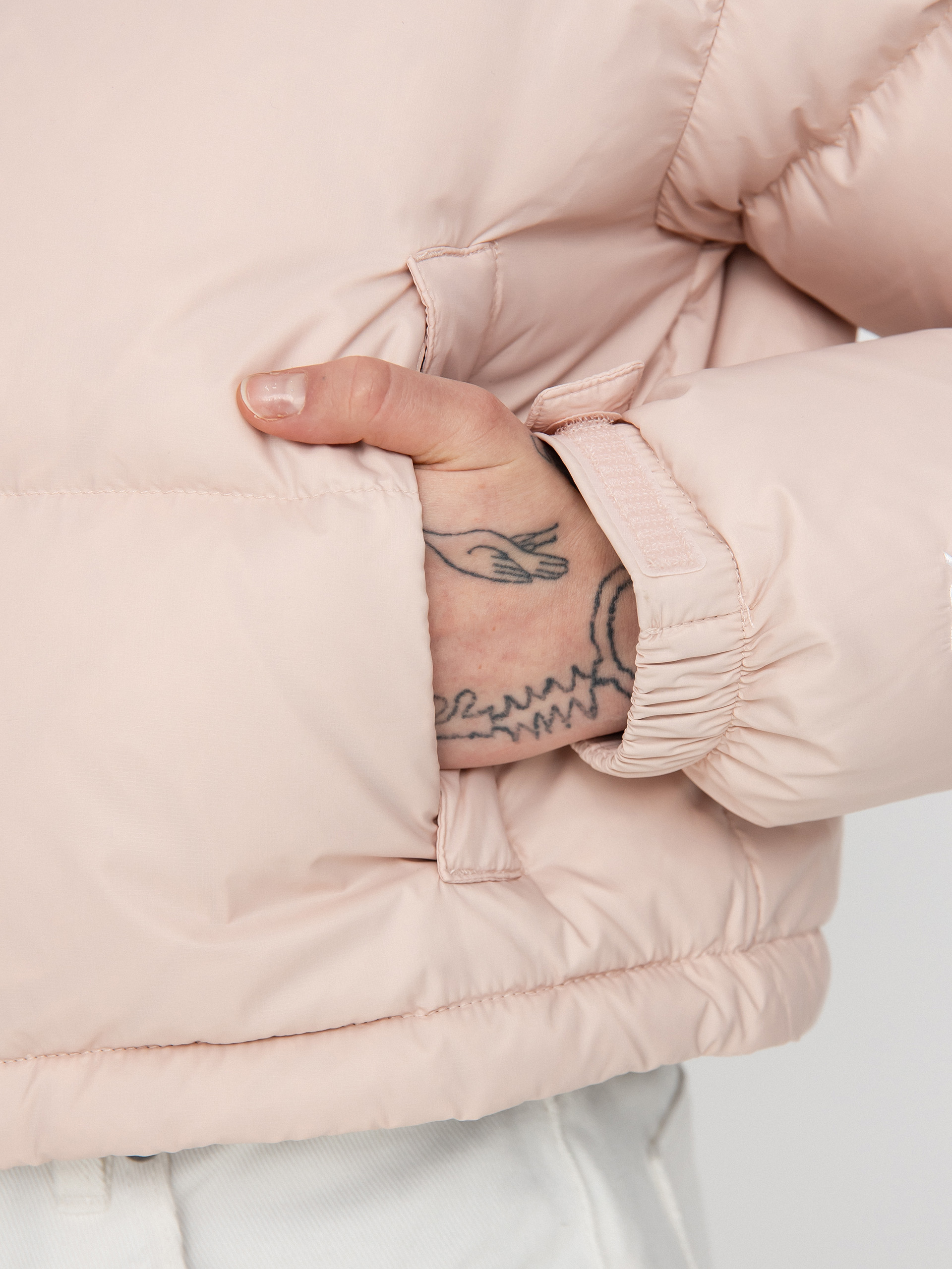 Bunda The North Face Nuptse Short Wmn (pink moss)