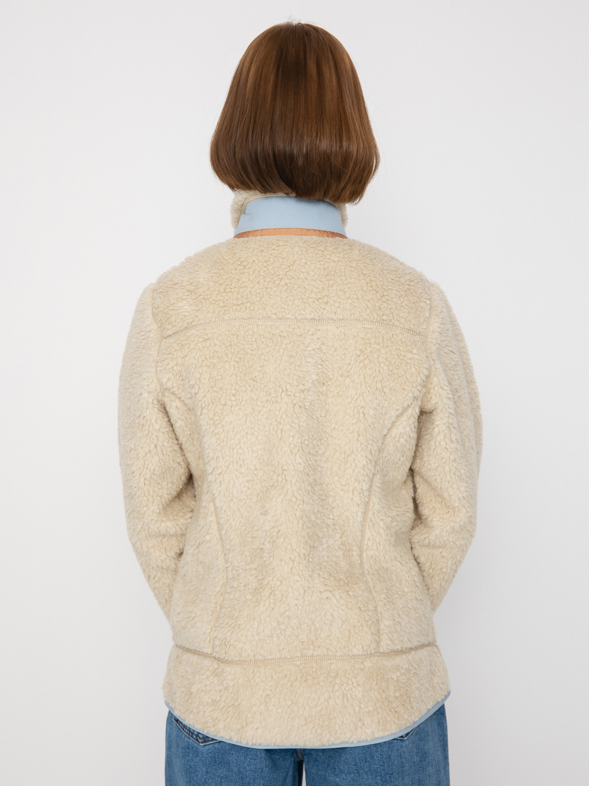 Bunda Patagonia Classic Retro X Wmn (dark natural w/lago blue)