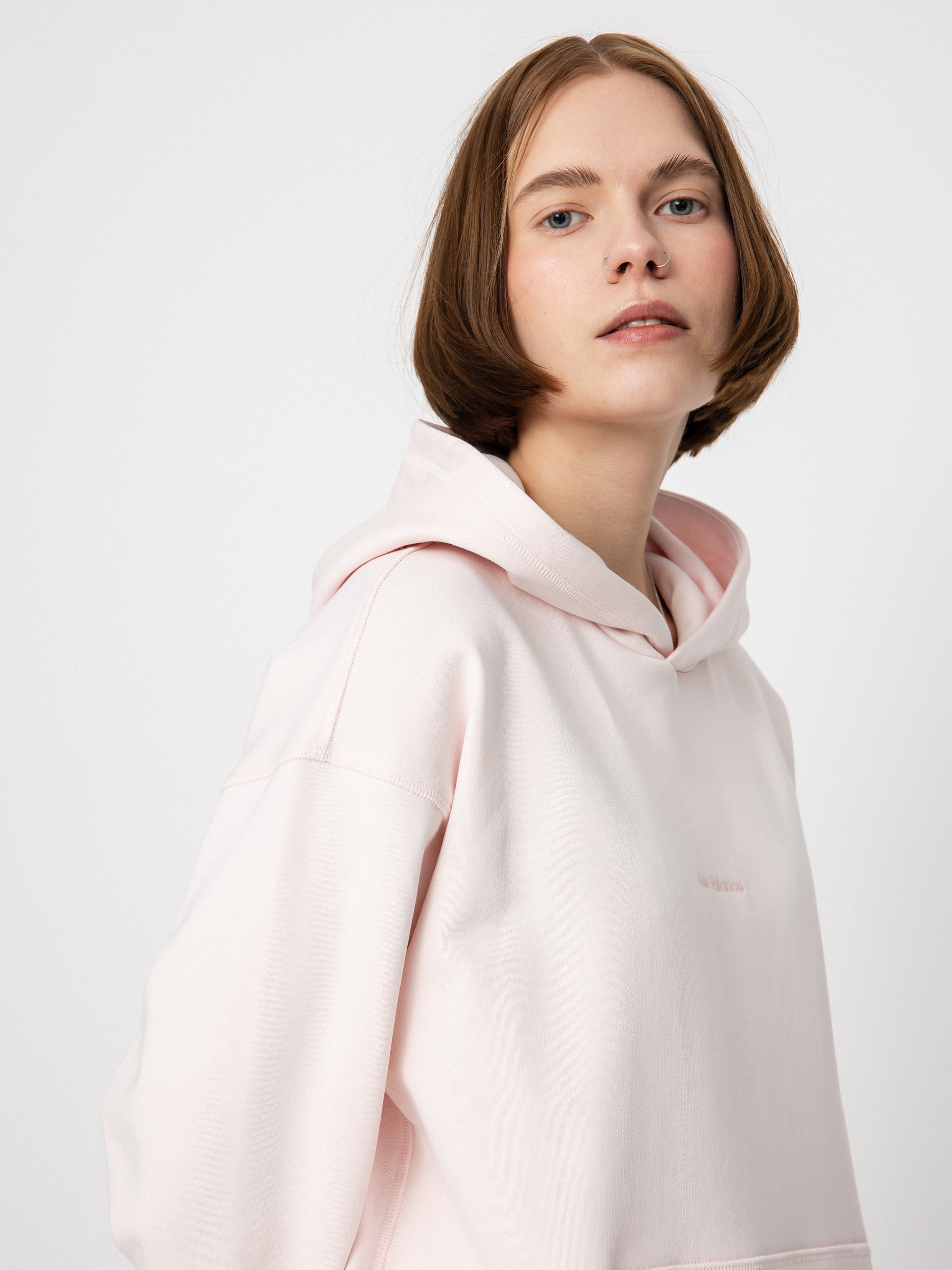 Mikina s kapucí New Balance Essentials HD Wmn (washedpi)