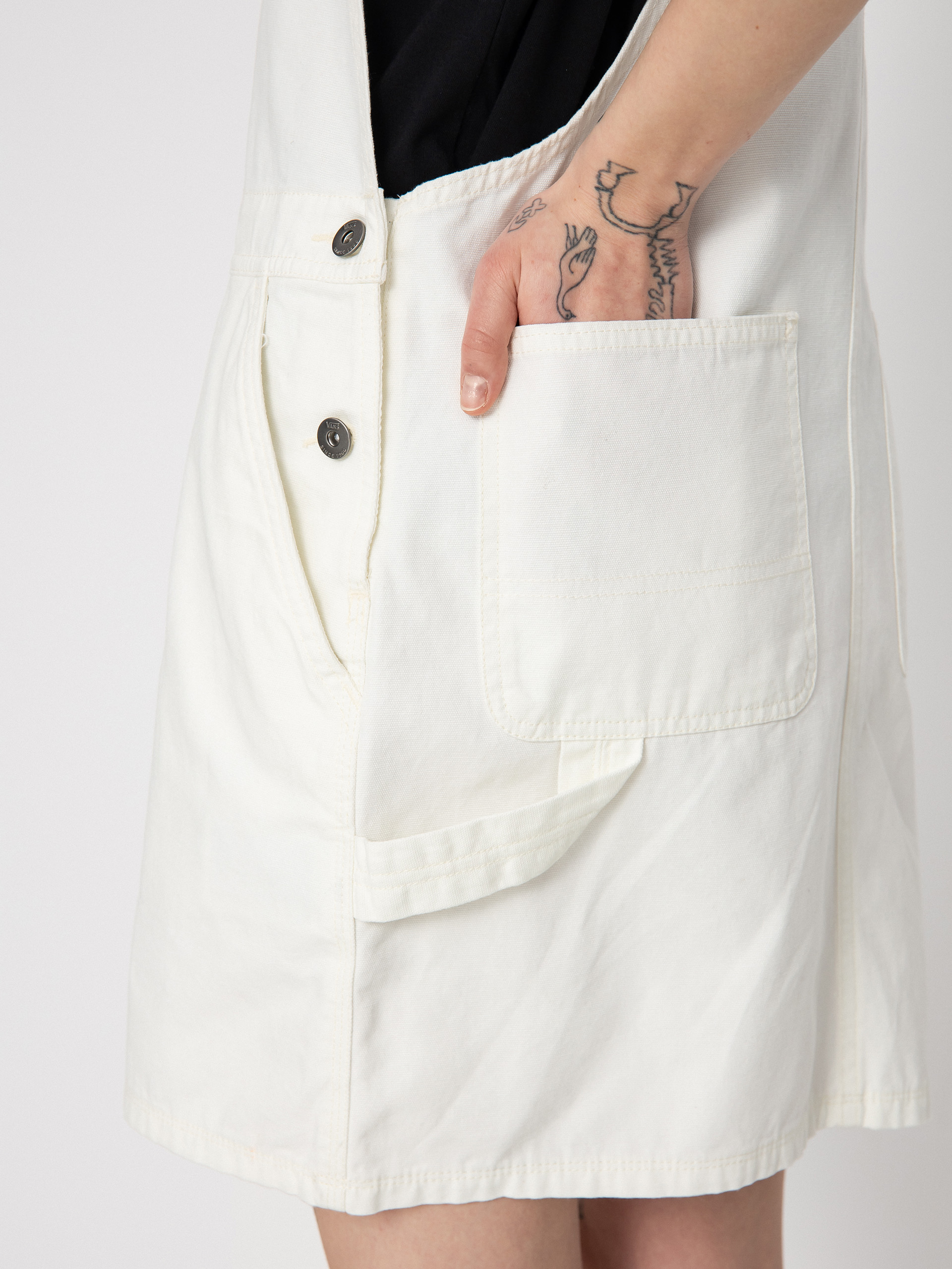 Šaty  Vans Ground Work Skirtall Wmn (marshmallow)