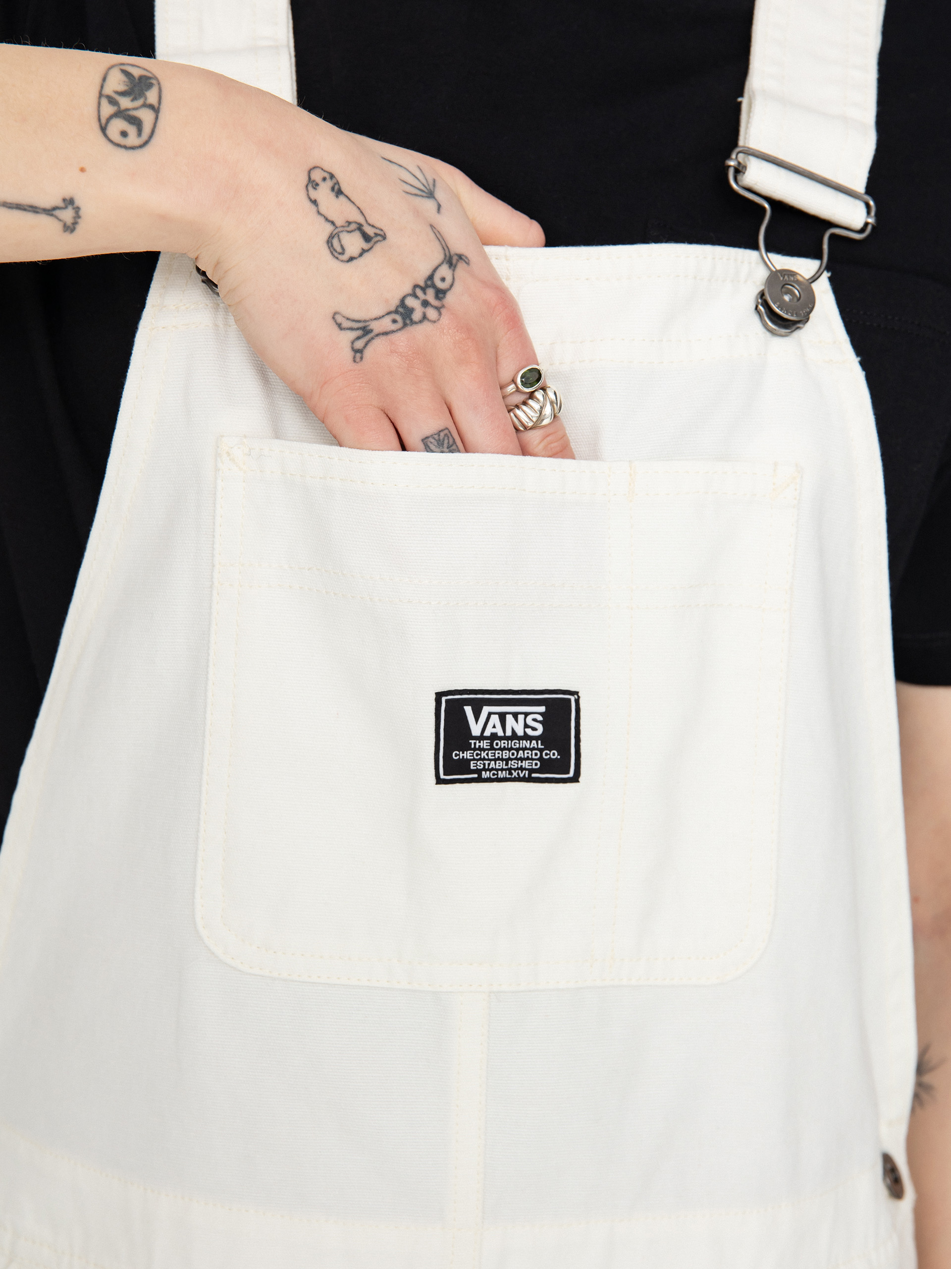 Šaty  Vans Ground Work Skirtall Wmn (marshmallow)