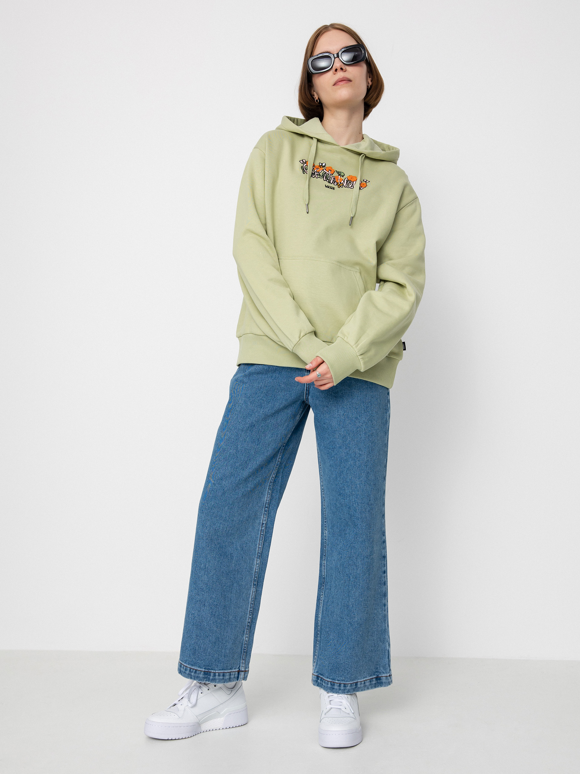 Mikina s kapucí Vans Field HD Wmn (lint)