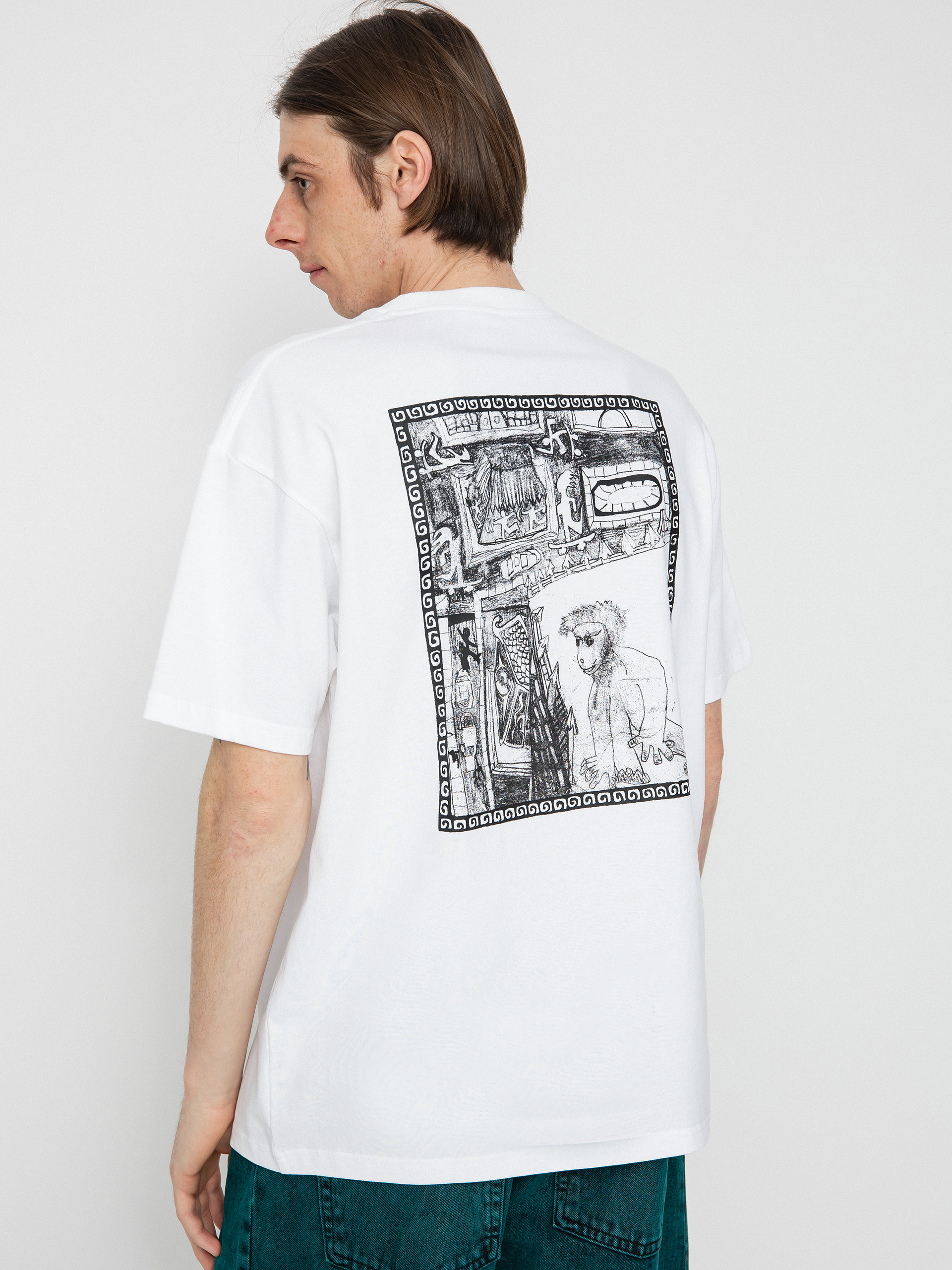 Tričko Polar Skate Gorilla King (white)