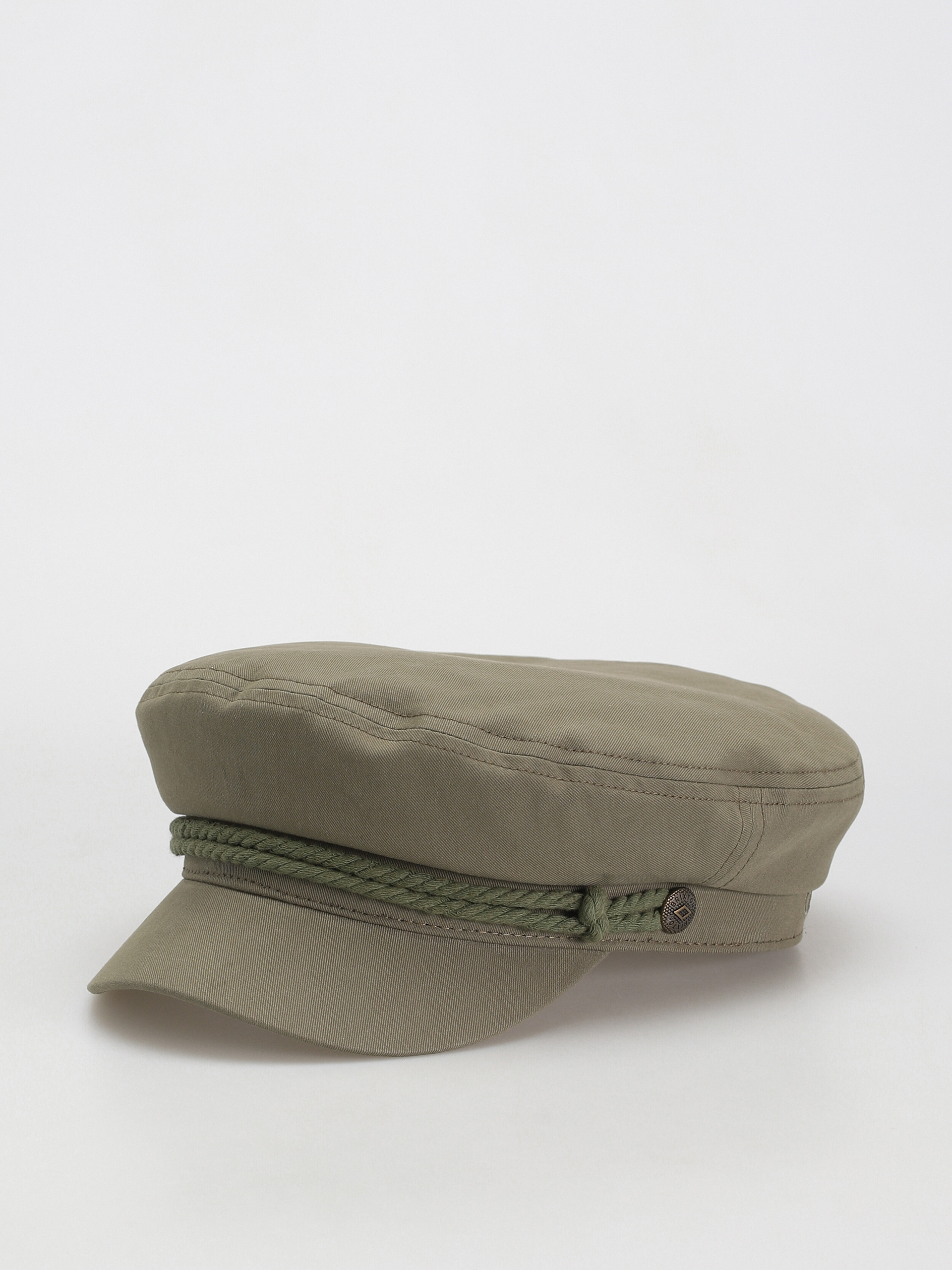 Klobouk s kšiltem Brixton Fiddler Cap (olive surplus)